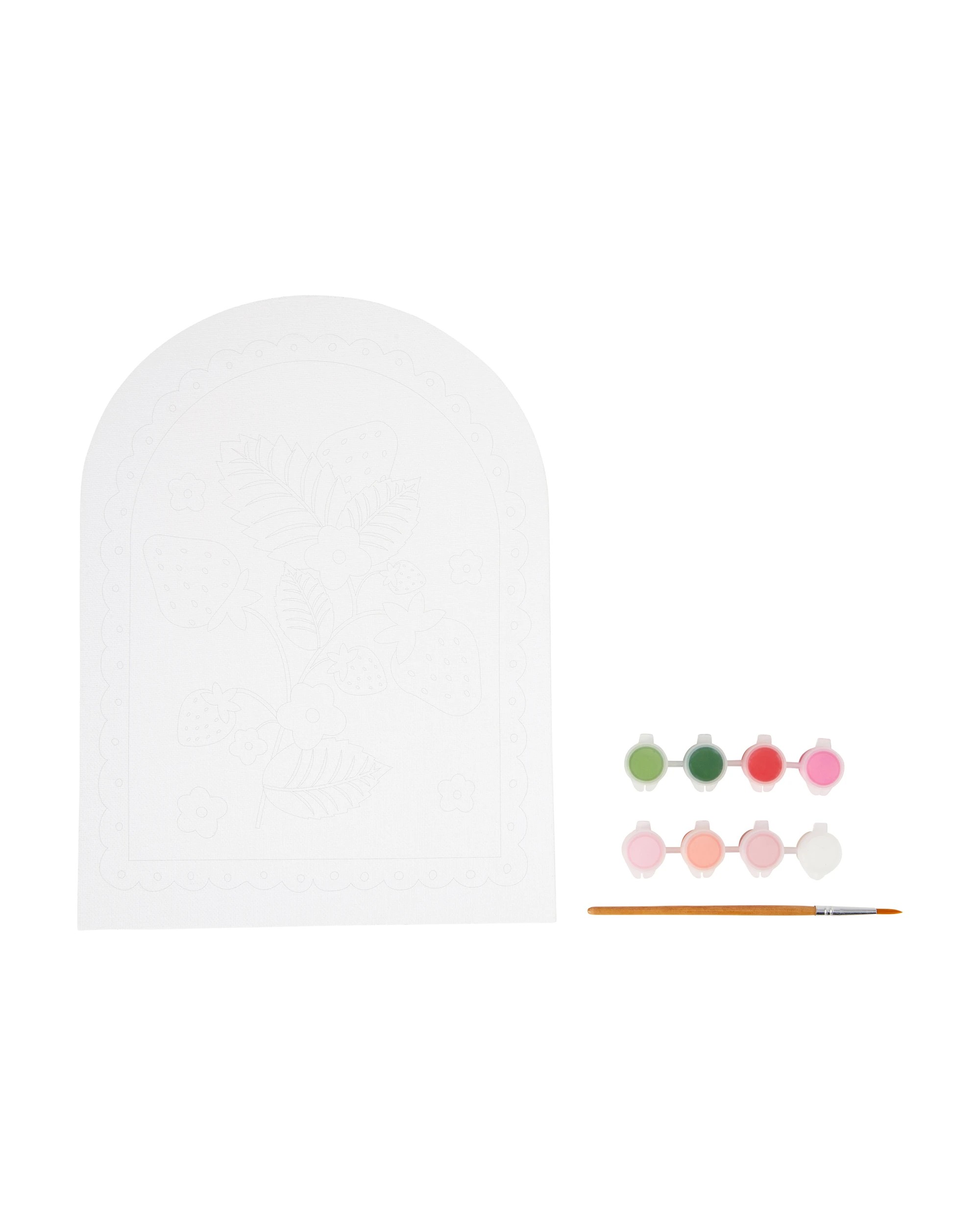 2 Paint Your Own Canvas Art Kit - Berry, 2 of 4