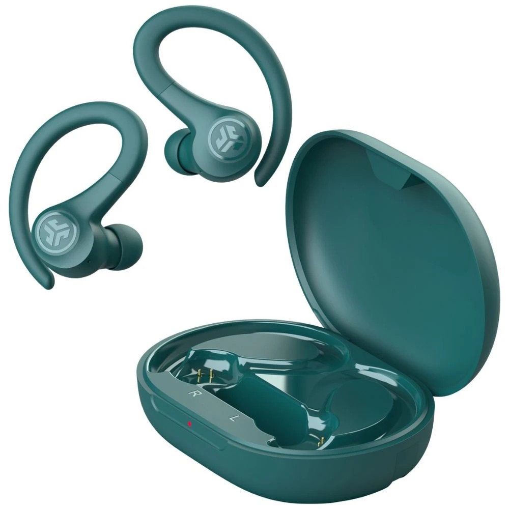1 JLab Go Sport+ True Wireless Earbuds Teal, 1 of 6