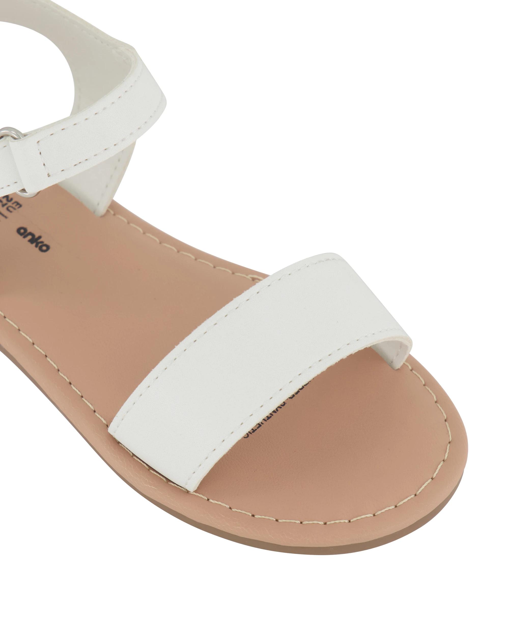 4 Junior Sandals White, 4 of 4