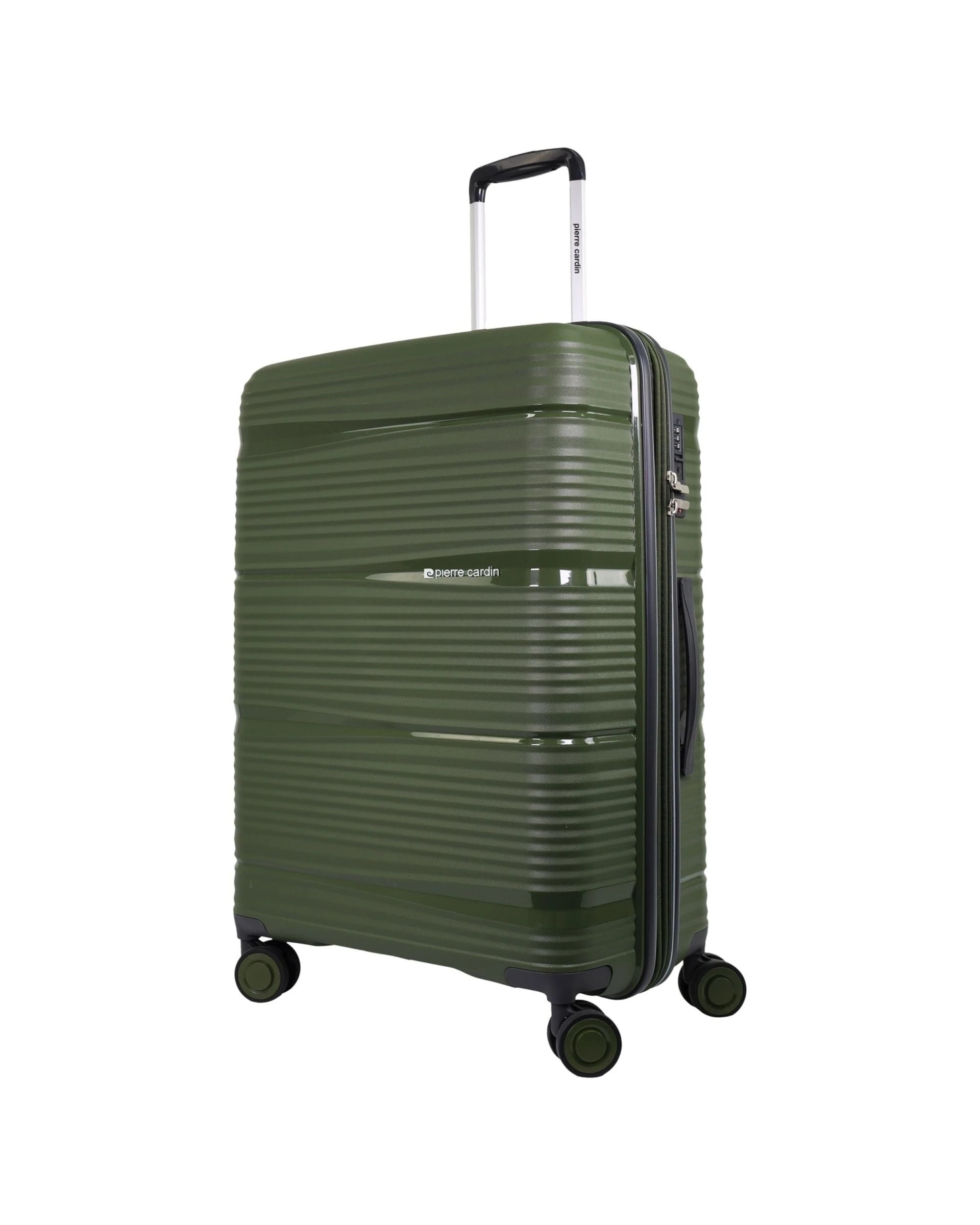 1 Pierre Cardin Normandy Medium 117L Hard Shell Case Suitcase Travel Luggage - Green, 1 of 5