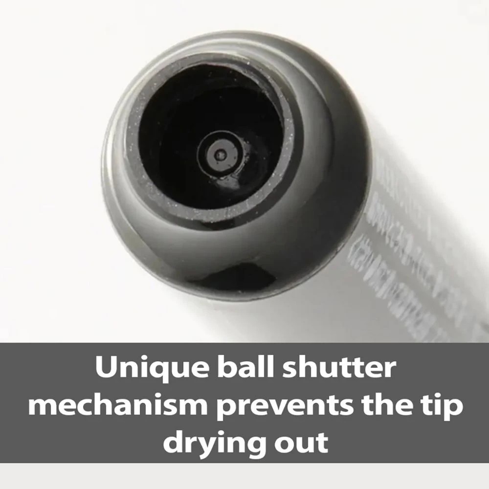 4 Pentel Retractable Permanent Marker Black 2 Pack, 4 of 7