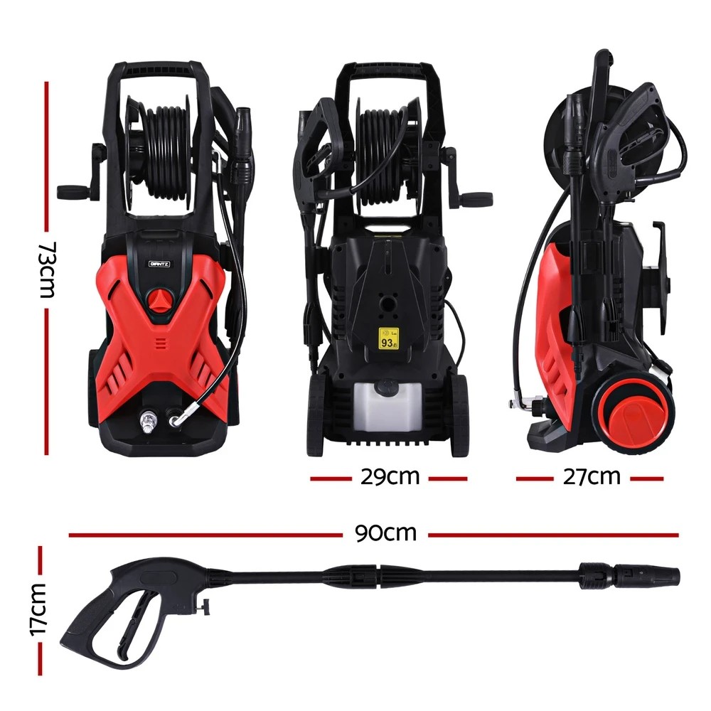 2 Giantz 2400PSI High Pressure Washer Electric Water Cleaner Pump 10M Jet Hose - Multi, 2 of 2