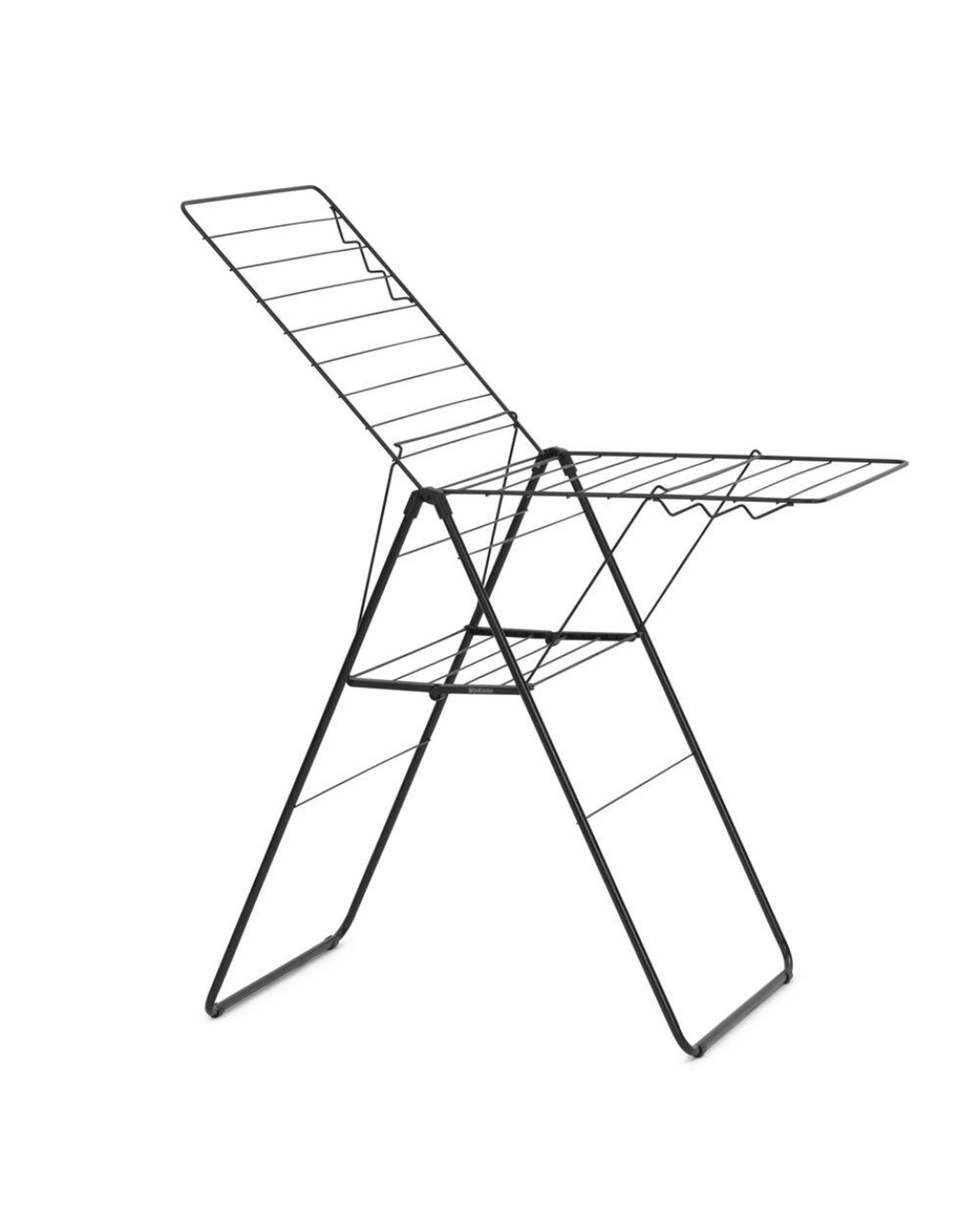 1 Brabantia HangOn 20m Clothes Laundry Dryer Rack  Matte Black Airer Hanging, 1 of 7