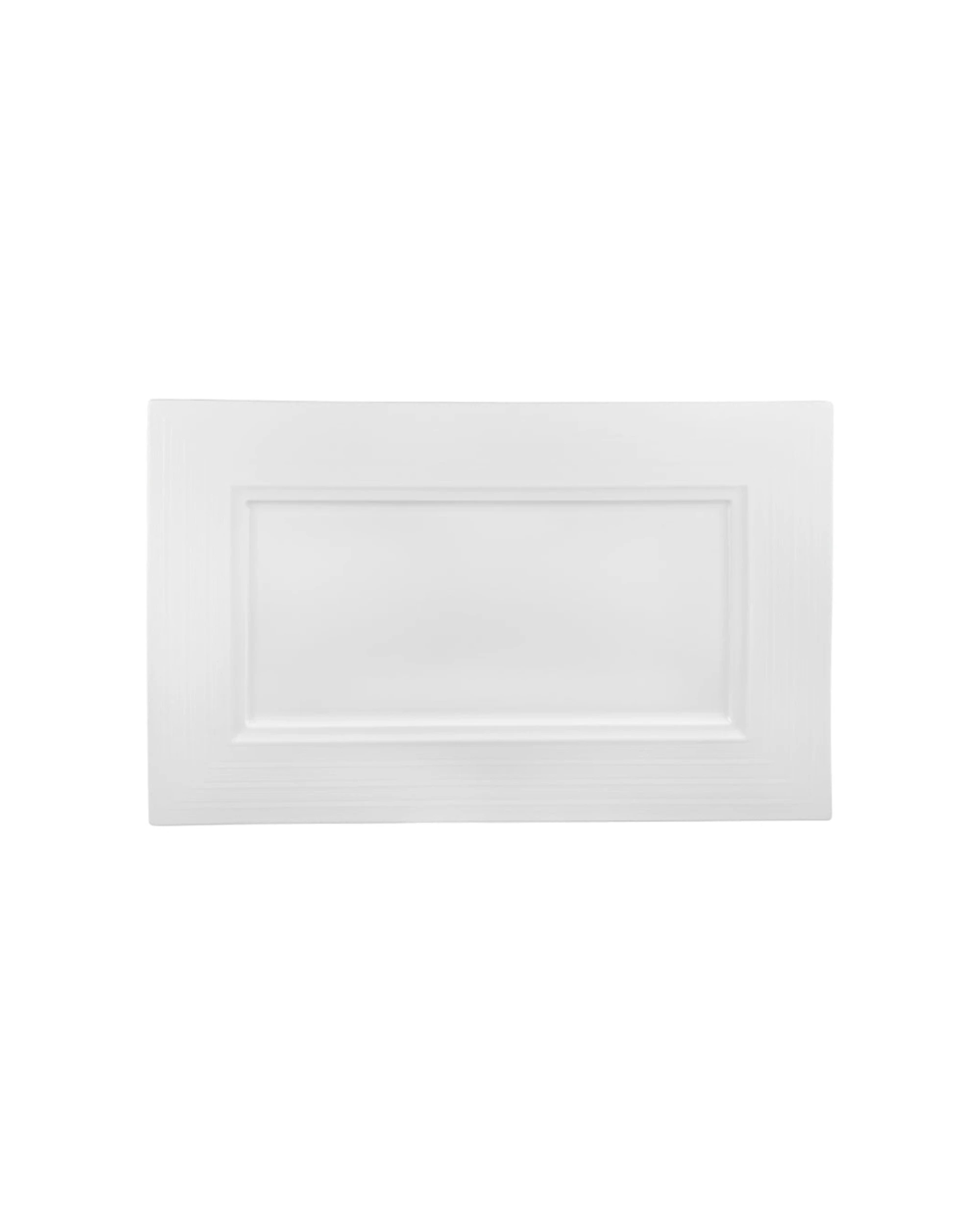 1 Maxwell & Williams Cashmere Rectangular Porcelain Platter Gift Boxed 42x26cm - White, 1 of 4