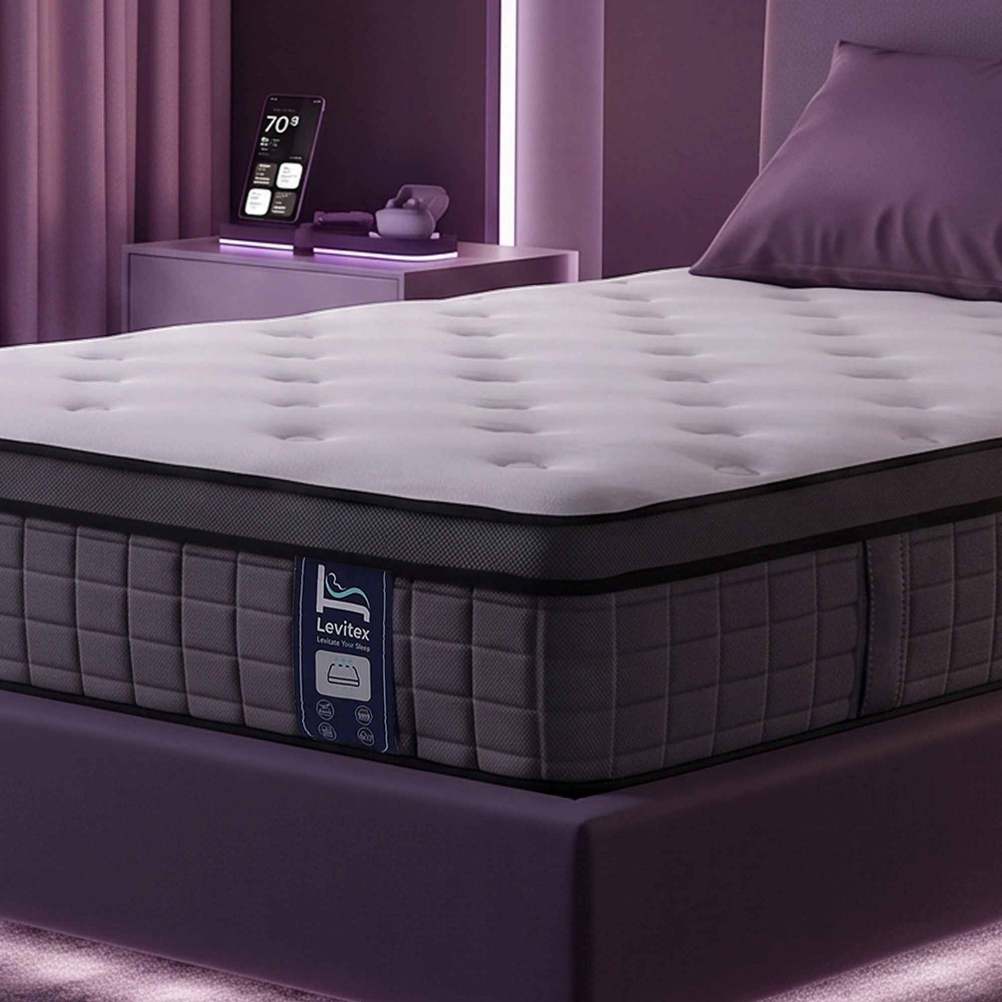 7 Levitex Mattress 5-Zone Pocket Spring Extra Edge Support 30CM - Single Bed - Multi, 7 of 10