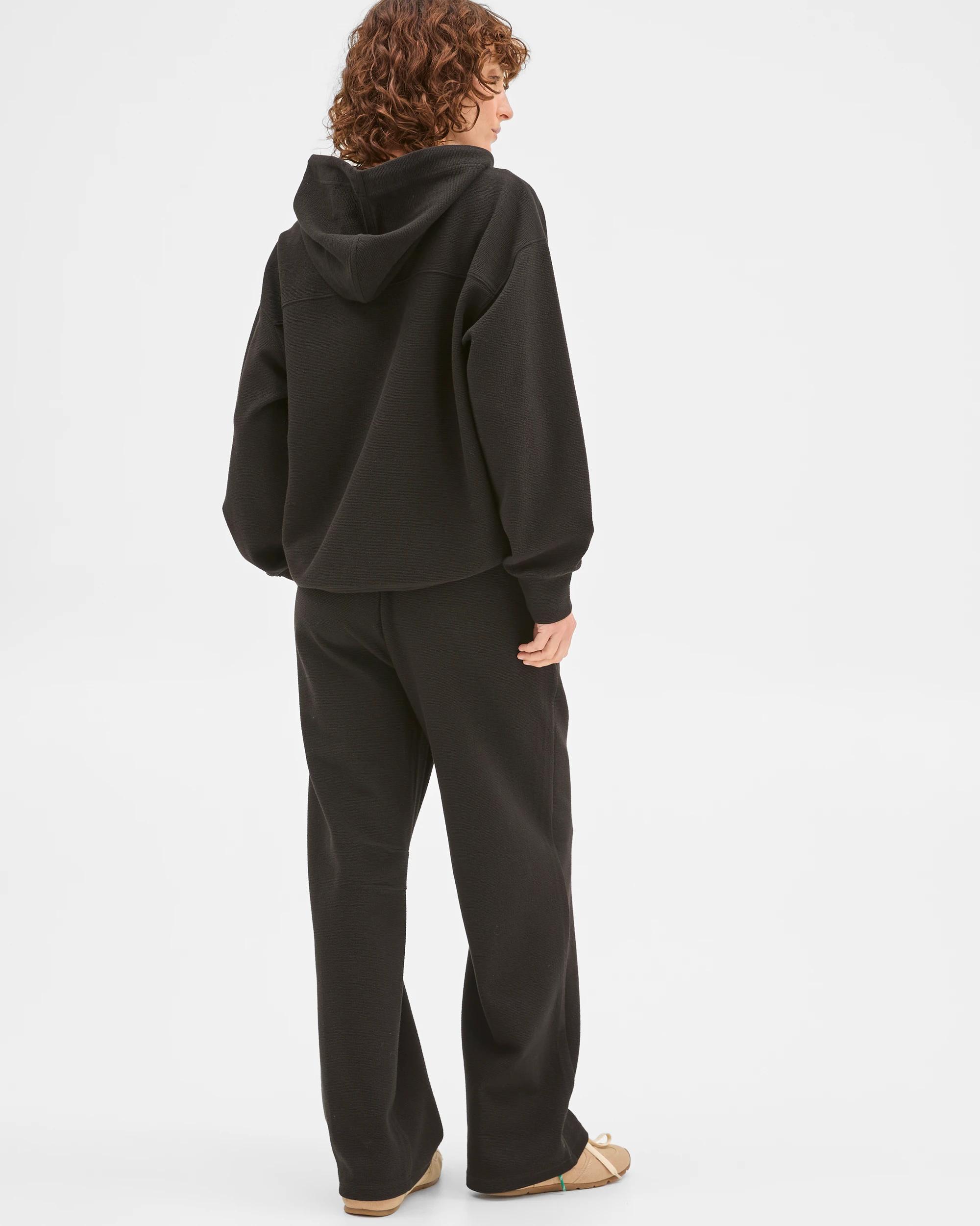 6 Target Active Active Australian Cotton Blend Crinkle Relaxed Pants BLACK, 6 of 6