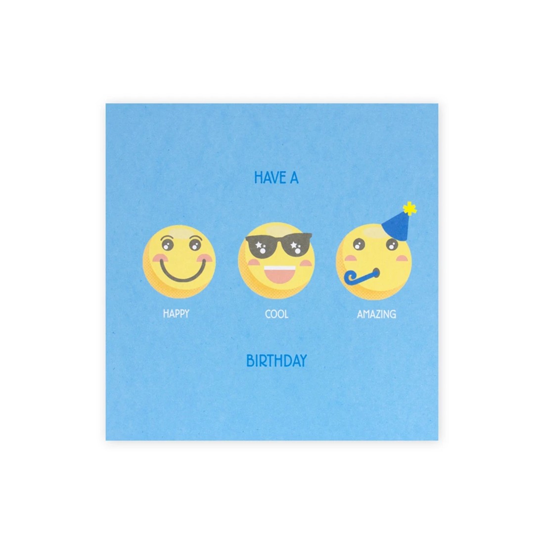 1 Creative Publishing by Hallmark Birthday Greeting Card - Emoji Party!, 1 of 2