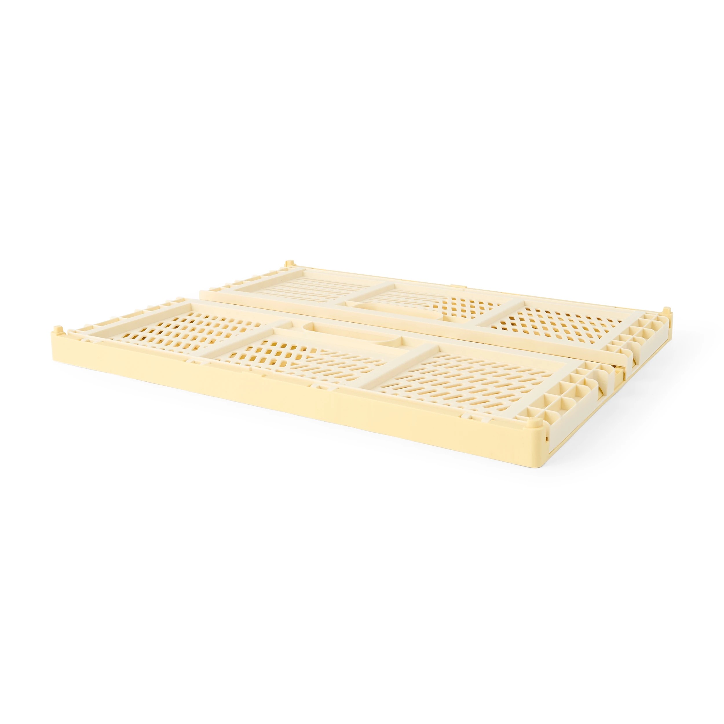7 30L Collapsible Crate - Large, Yellow, 7 of 8