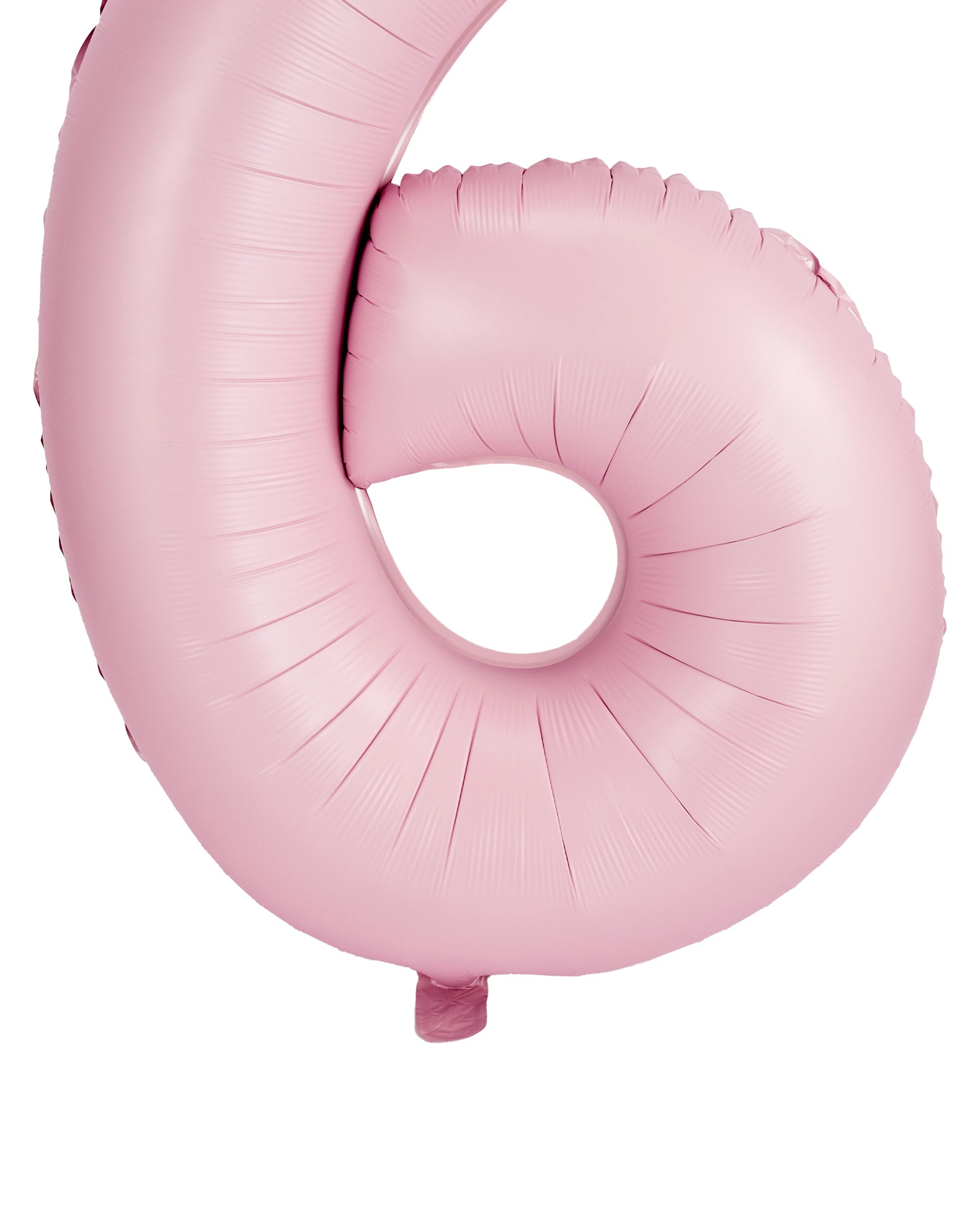 3 Giant Matte Pink Number 6 Foil Balloon, 3 of 5