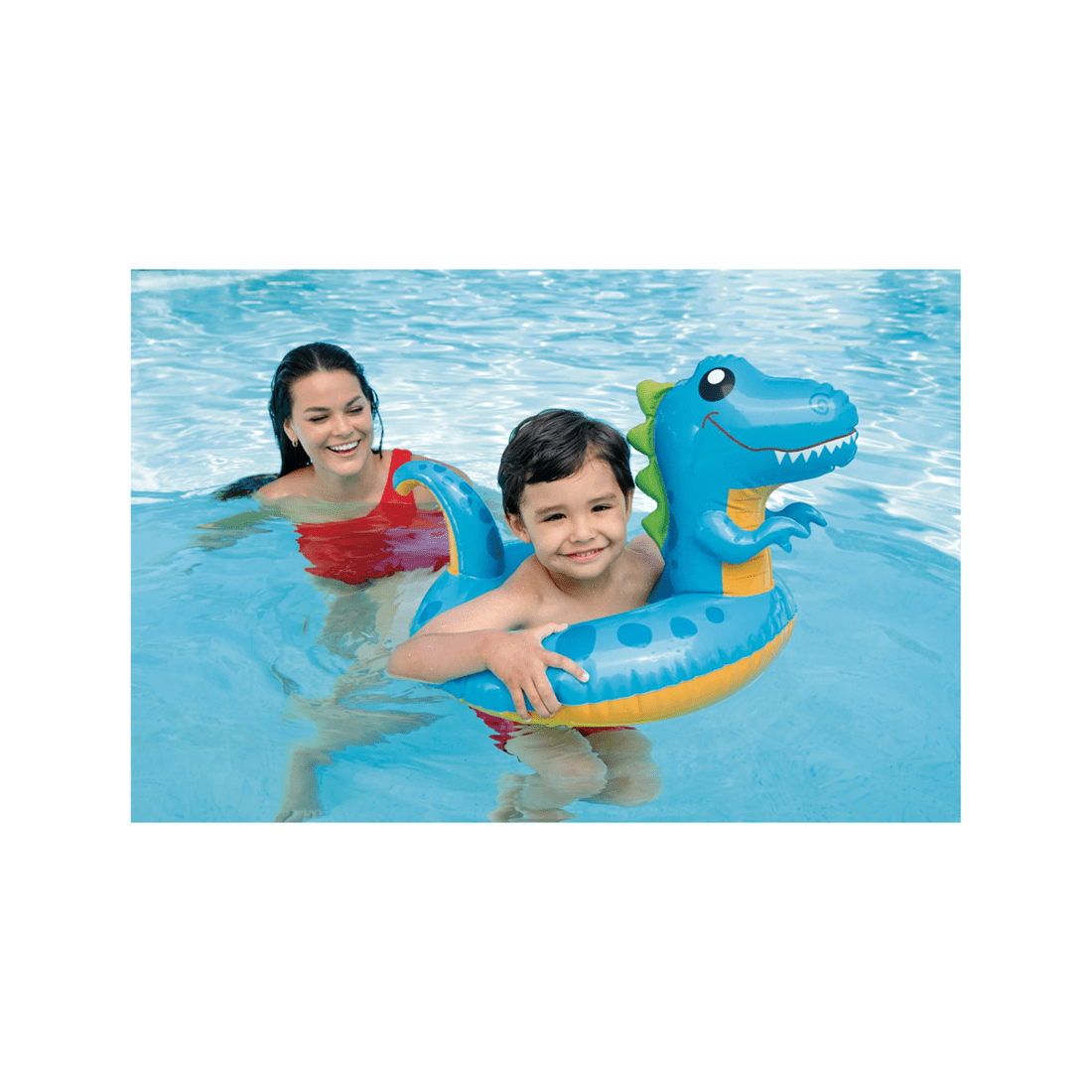 6 INTEX Big Animal Kids Children Inflatable Pool Rings - Assorted Vinyl - 1 X - Multi, 6 of 9