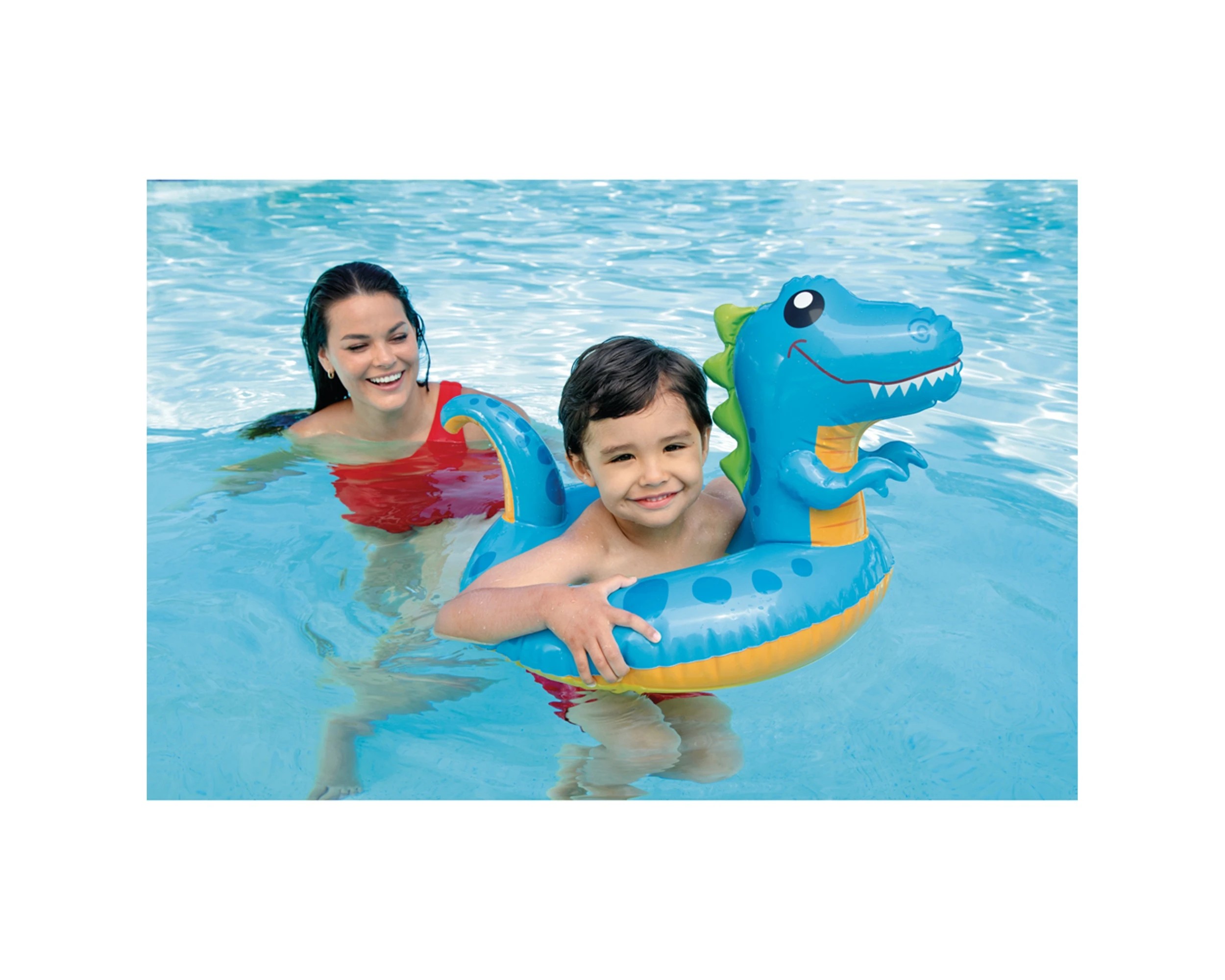 6 INTEX Big Animal Kids Children Inflatable Pool Ring - Assorted, 6 of 9