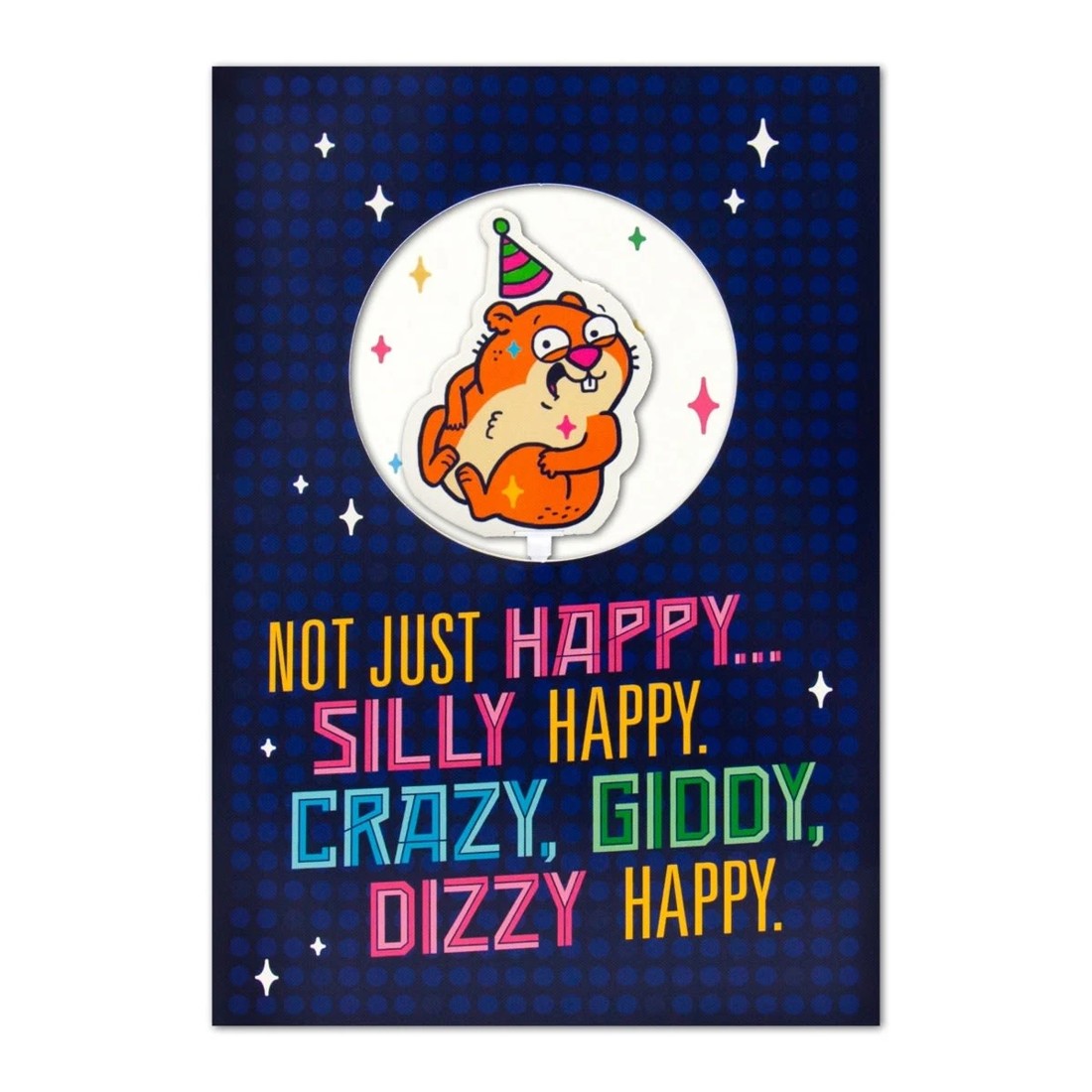 3 Hallmark Interactive Sound Birthday Card - Spinning Hamster, 3 of 4