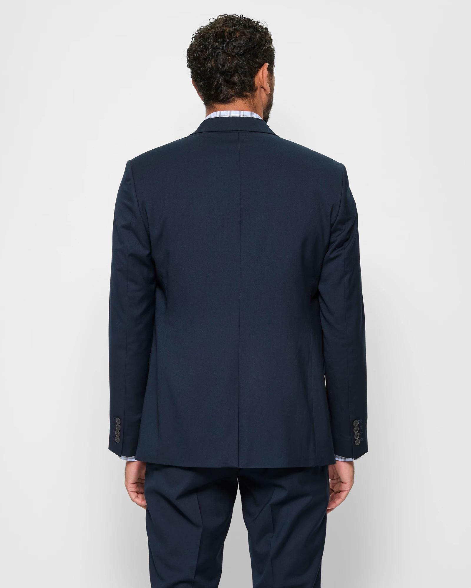 4 Tailored Fit Suit Jacket - Preview NAVY BLUE, 4 of 5