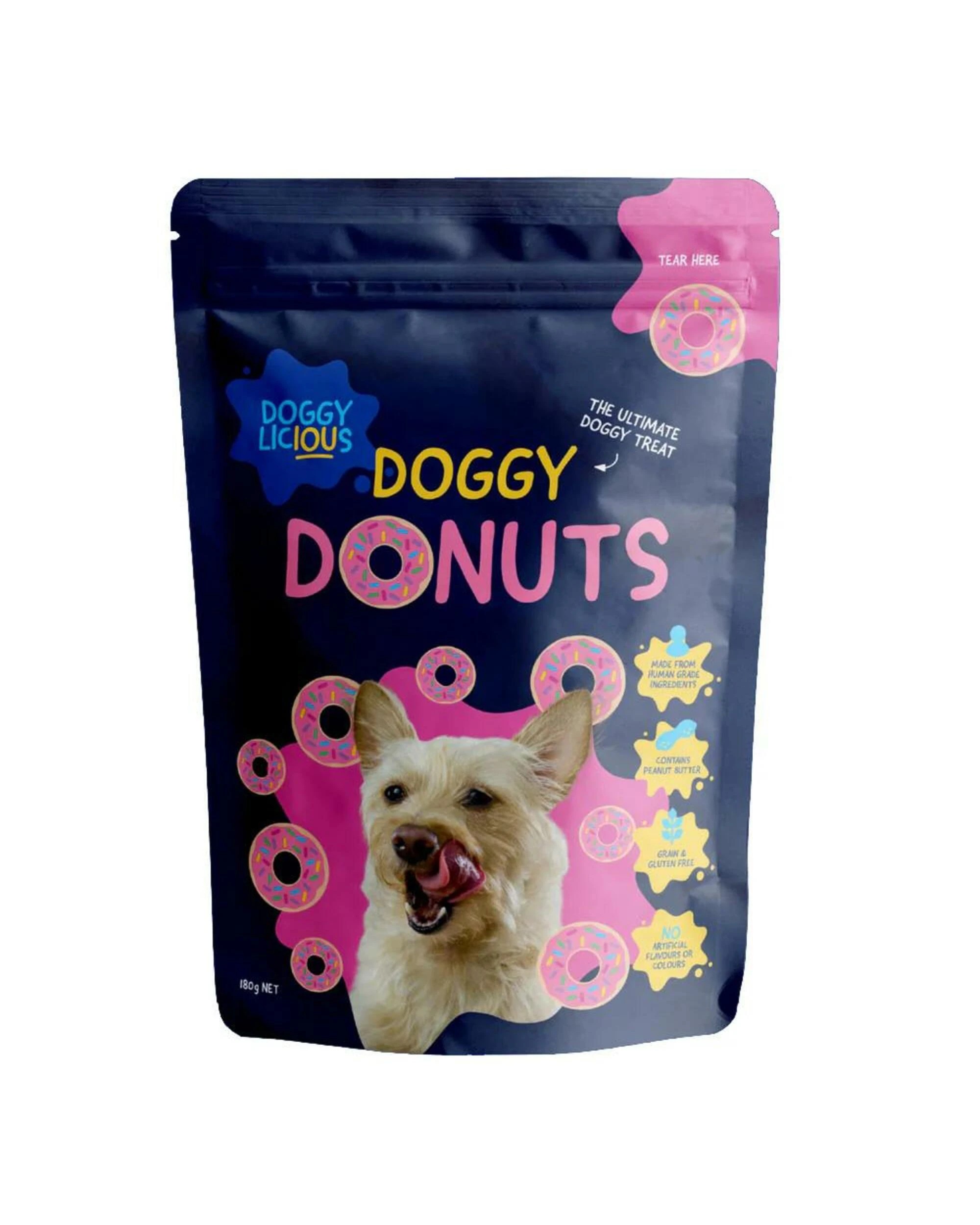 1 Doggylicious Doggy Donut Treats 180g, 1 of 2