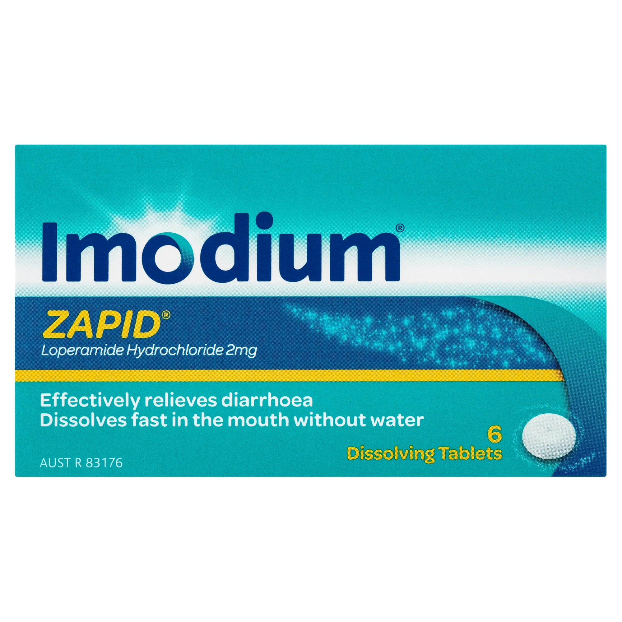 2 6 Pack Imodium Zapid Diarrhoea Relief Dissolving Tablets 2mg, 2 of 4