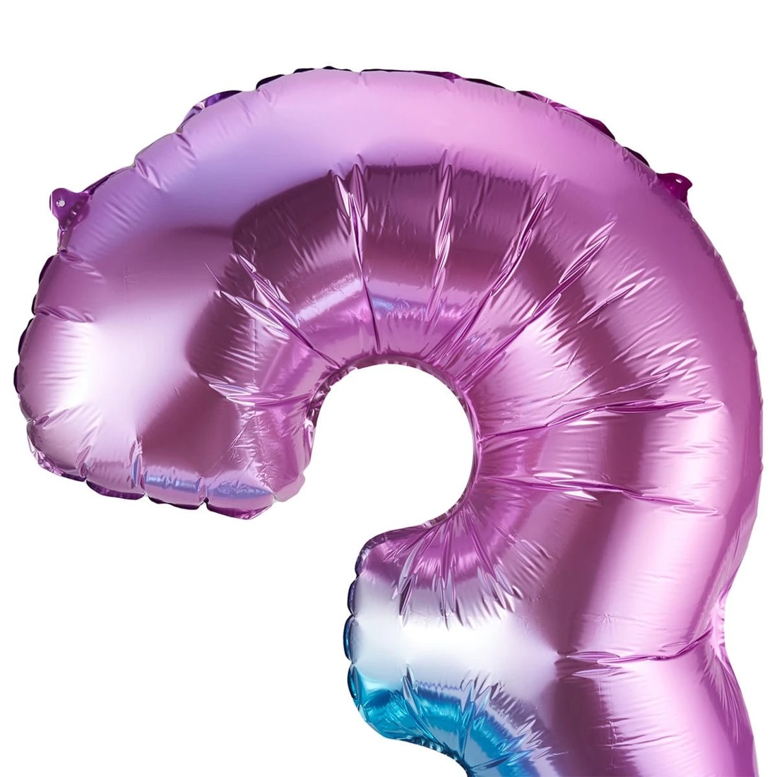 2 Giant Number 3 Foil Balloon, 2 of 4