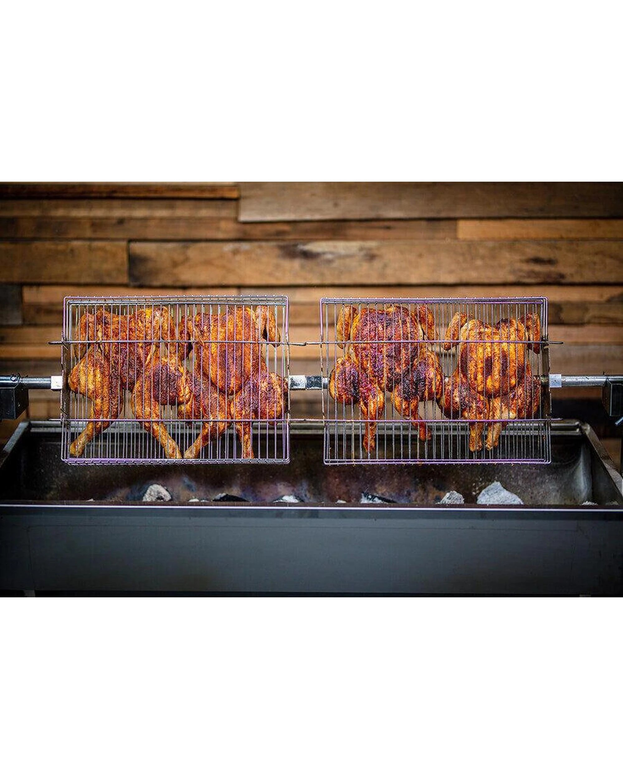 7 Flaming Coals Master 1200 Stainless Steel Spit Roaster - 30kg Motor Bundle, 7 of 10