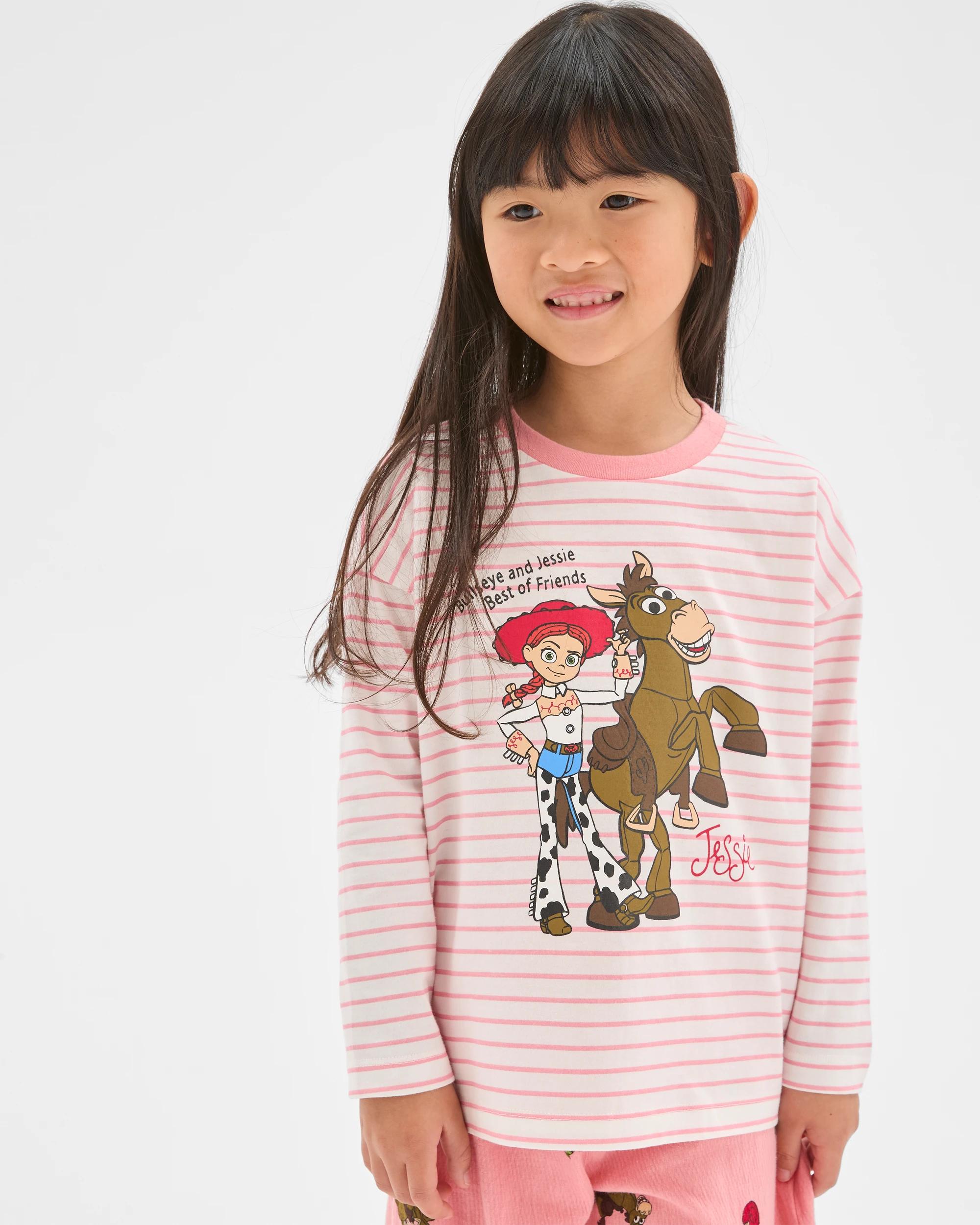2 Disney Toy Story Organic Cotton Younger Girl Pyjama Set JESSIE, 2 of 7