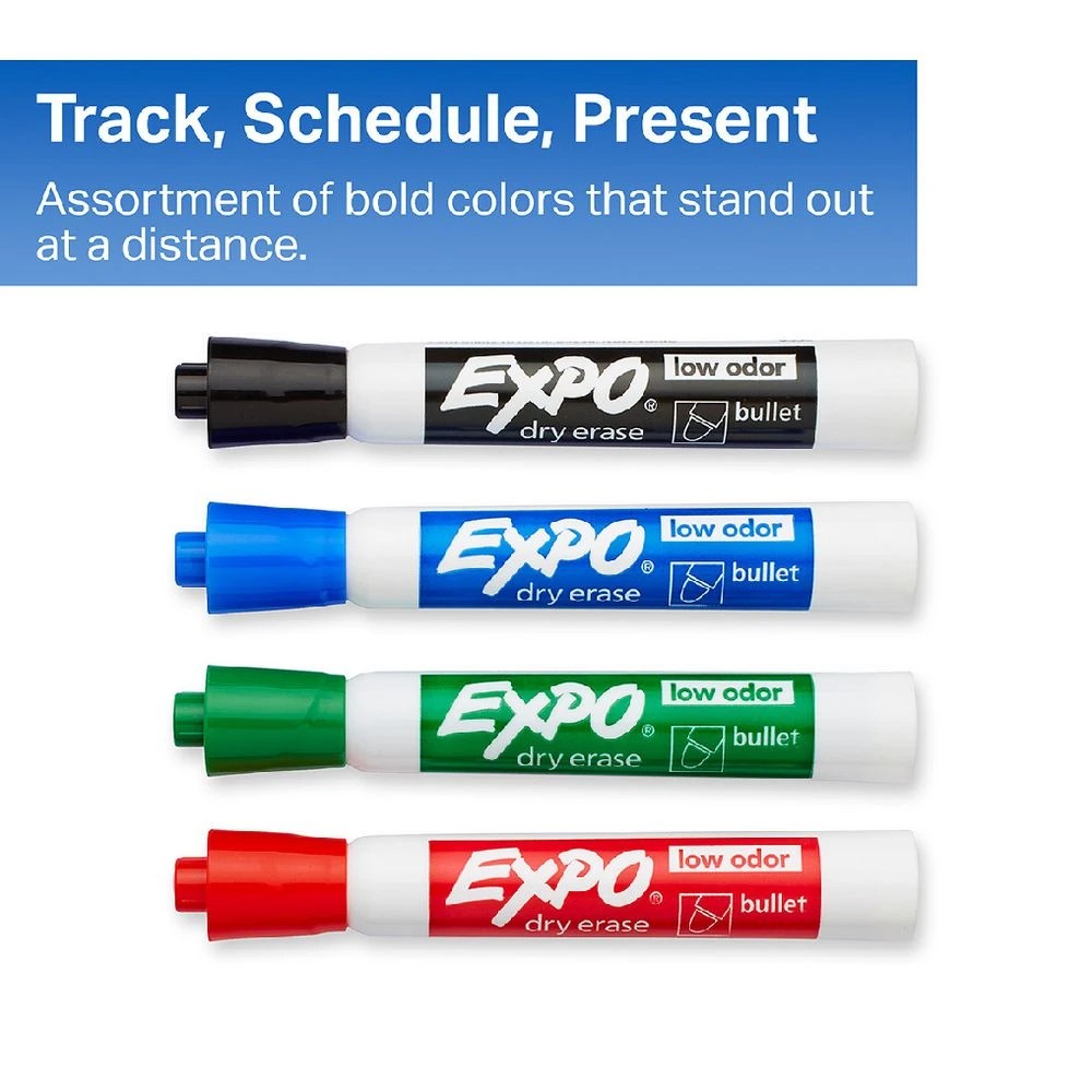 2 Expo Whiteboard Markers Bullet Tip 16 Pack Assorted, 2 of 10