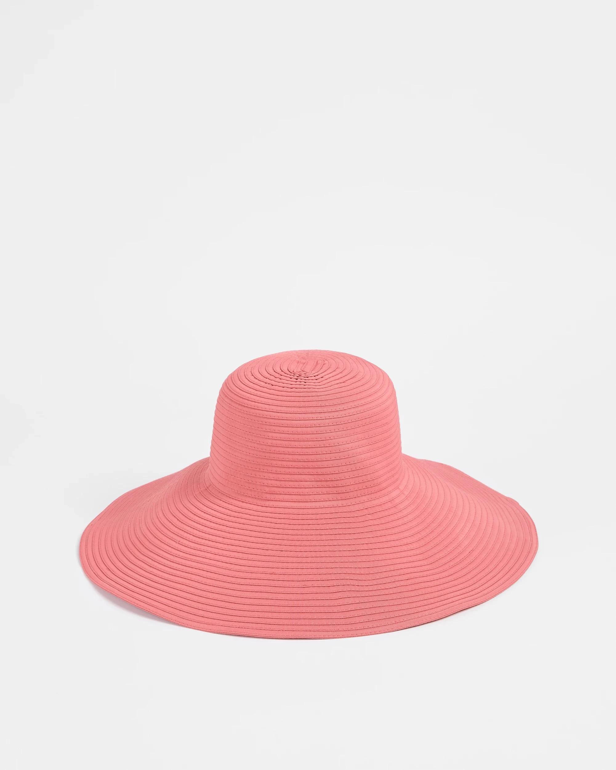 1 Target Packable Wide Brim UFP50+ Sun Hat PINK, 1 of 2