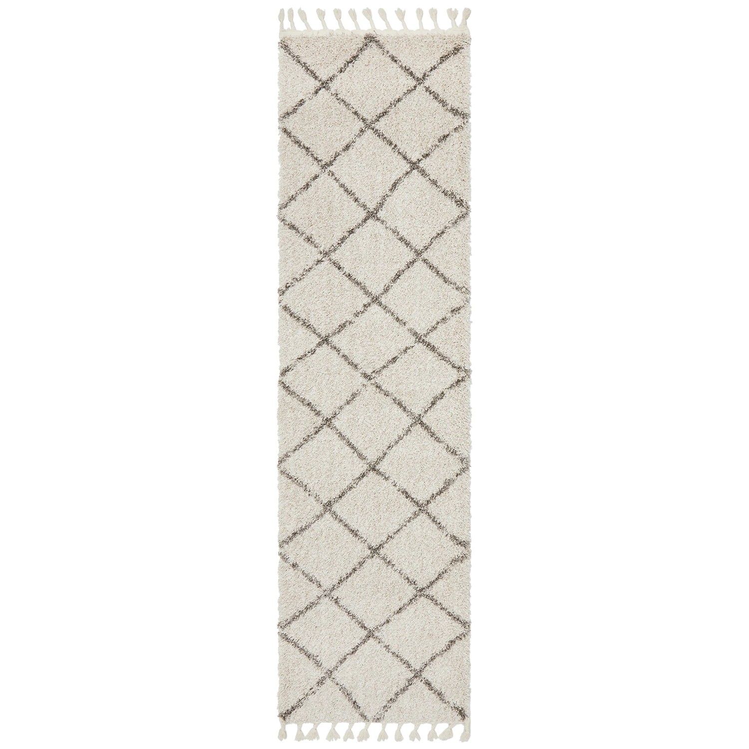 1 Common Ground Rugs Amber 22 400x80cm Runner - Large Pet Friendly Power Loomed Rug - Natural, 1 of 7