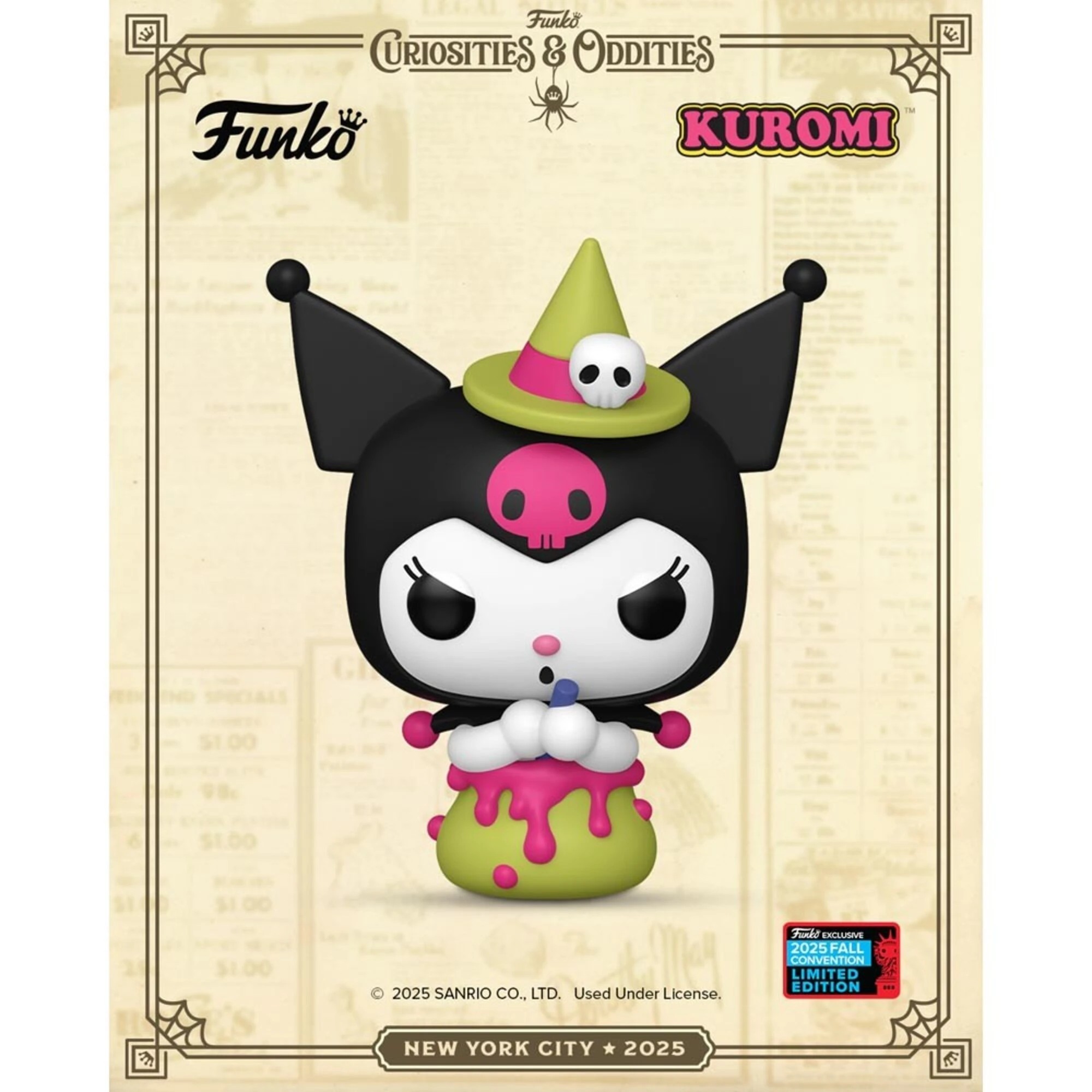 3 Sanrio - Hello Kitty - Kuromi in Cauldron NYCC 2025 Pop! Vinyl Figure, 3 of 3