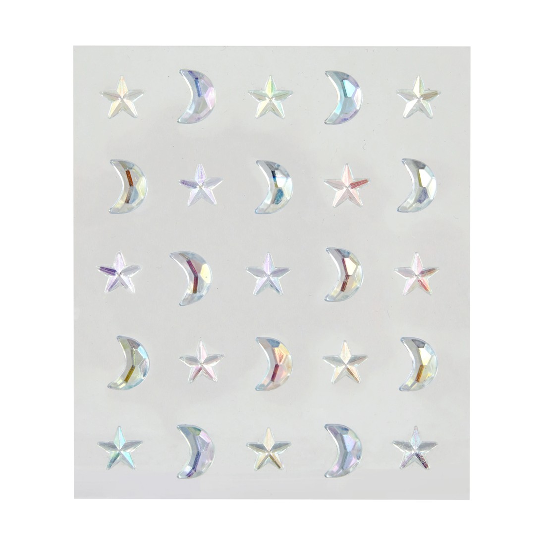 2 Bling Stickers - Star and Moon, 2 of 2