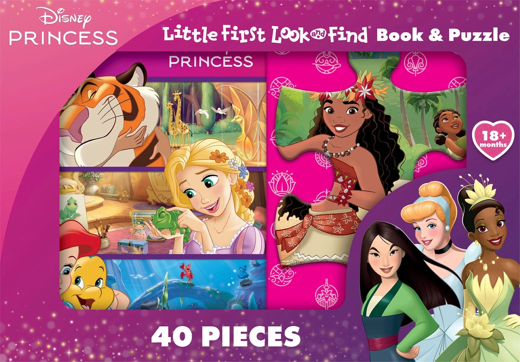 2 Disney Princess: Little First Look and Find Book and Puzzle Set, 2 of 7