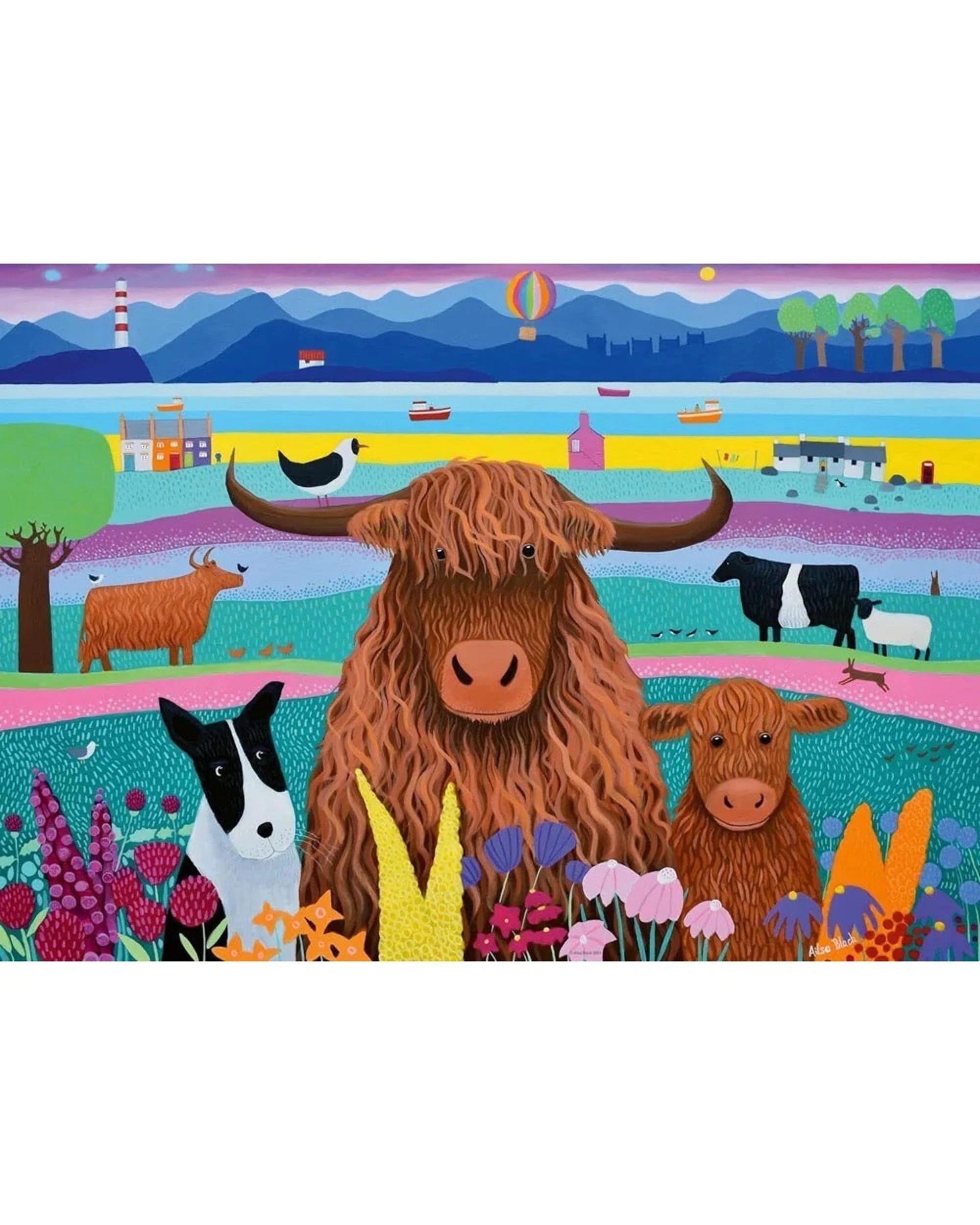 2 Ravensburger Highland Life 1000 Piece Jigsaw Puzzle, 2 of 2