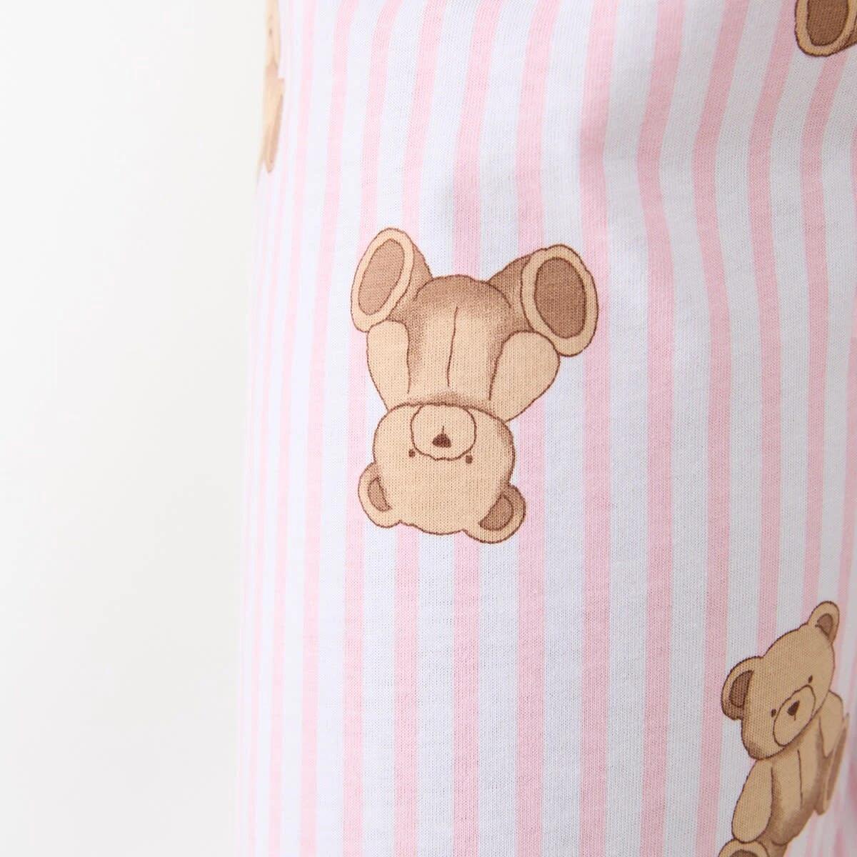 6 T-shirt and Pants Pyjama Set Pnk Teddy, 6 of 8