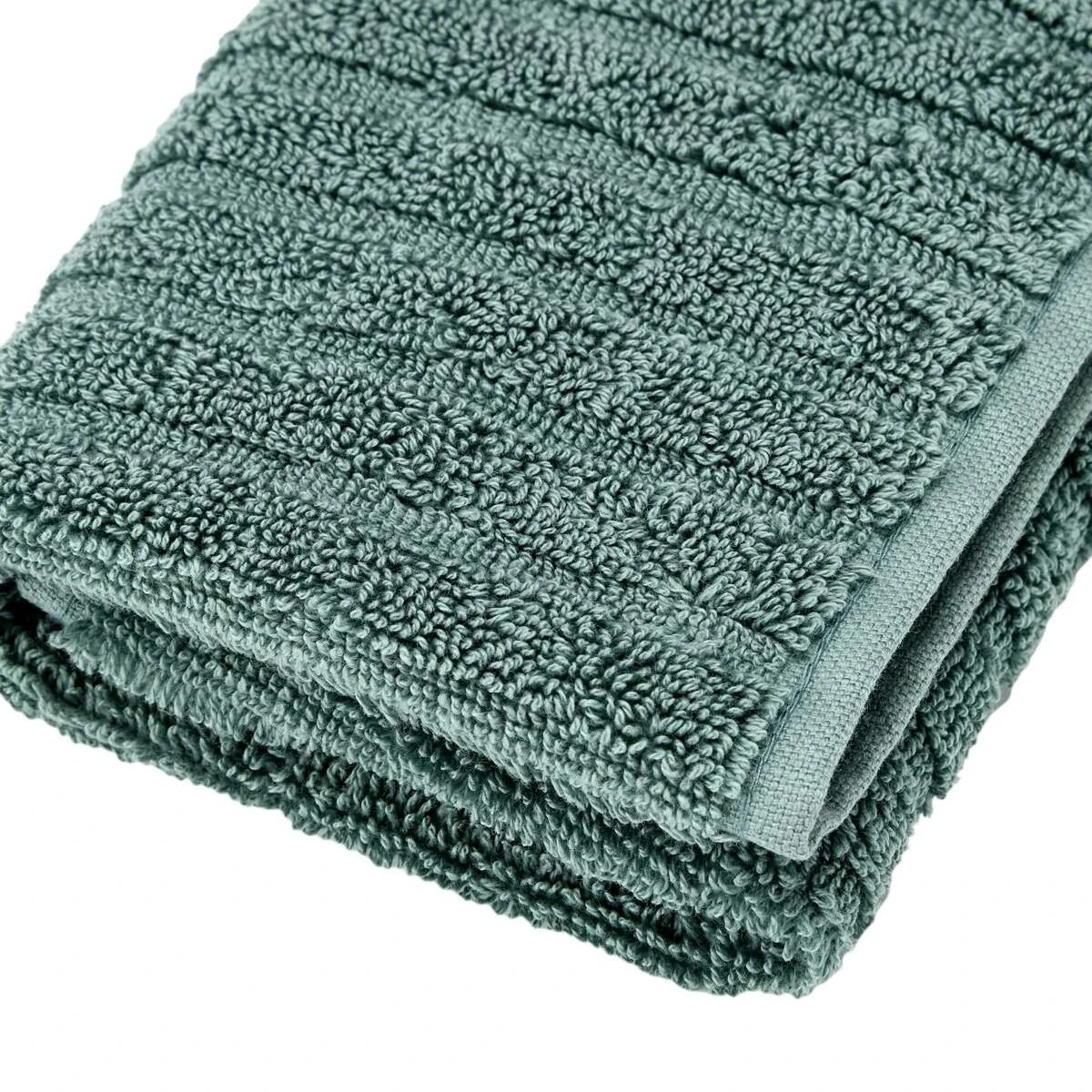 4 Cotton Face Washer - Teal, 4 of 4