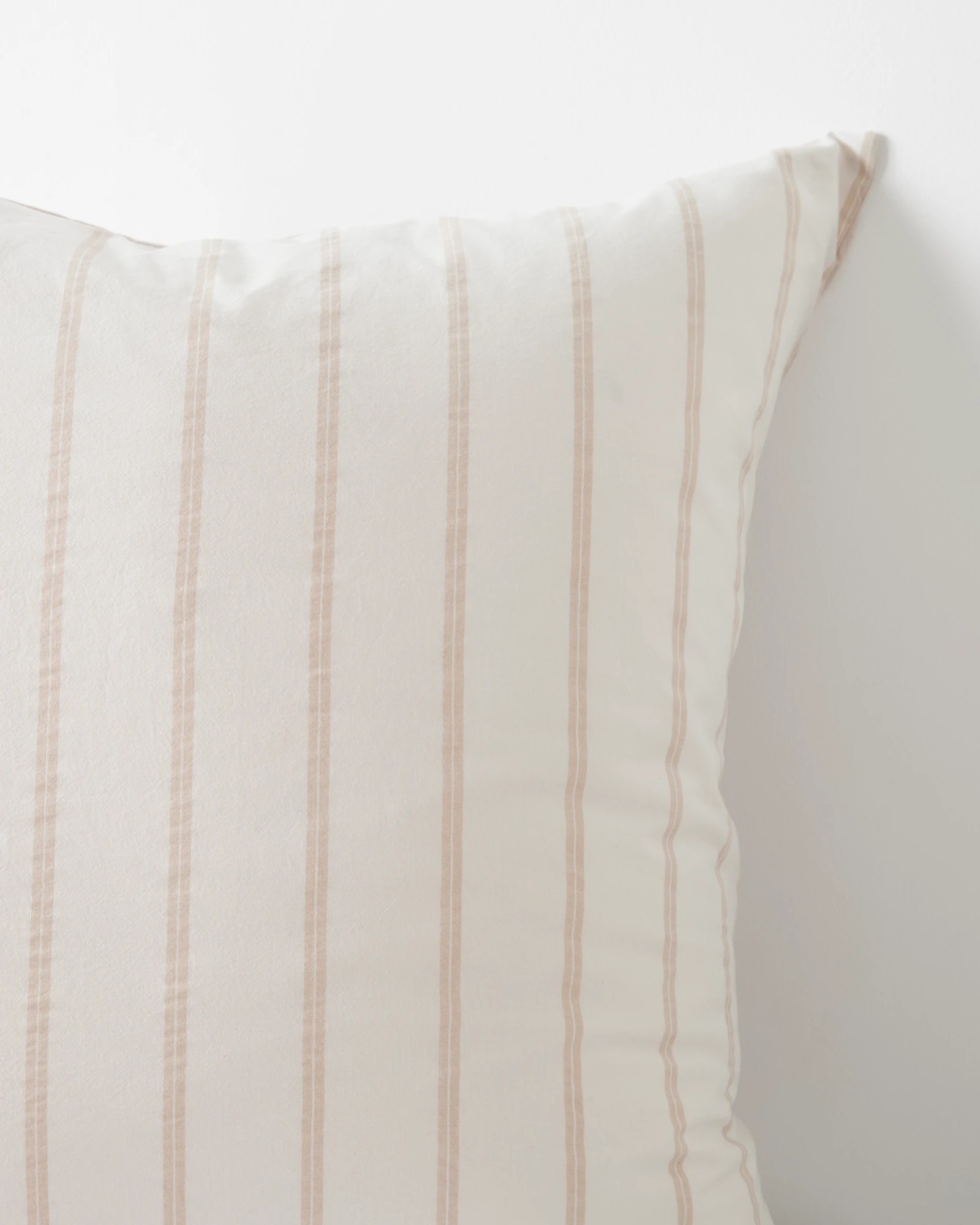 4 Arlo Stonewash Stripe European Pillowcase - One Size - Natural, 4 of 4