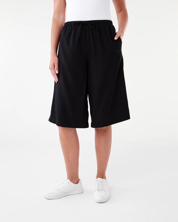 Tie Waist Bermuda Shorts