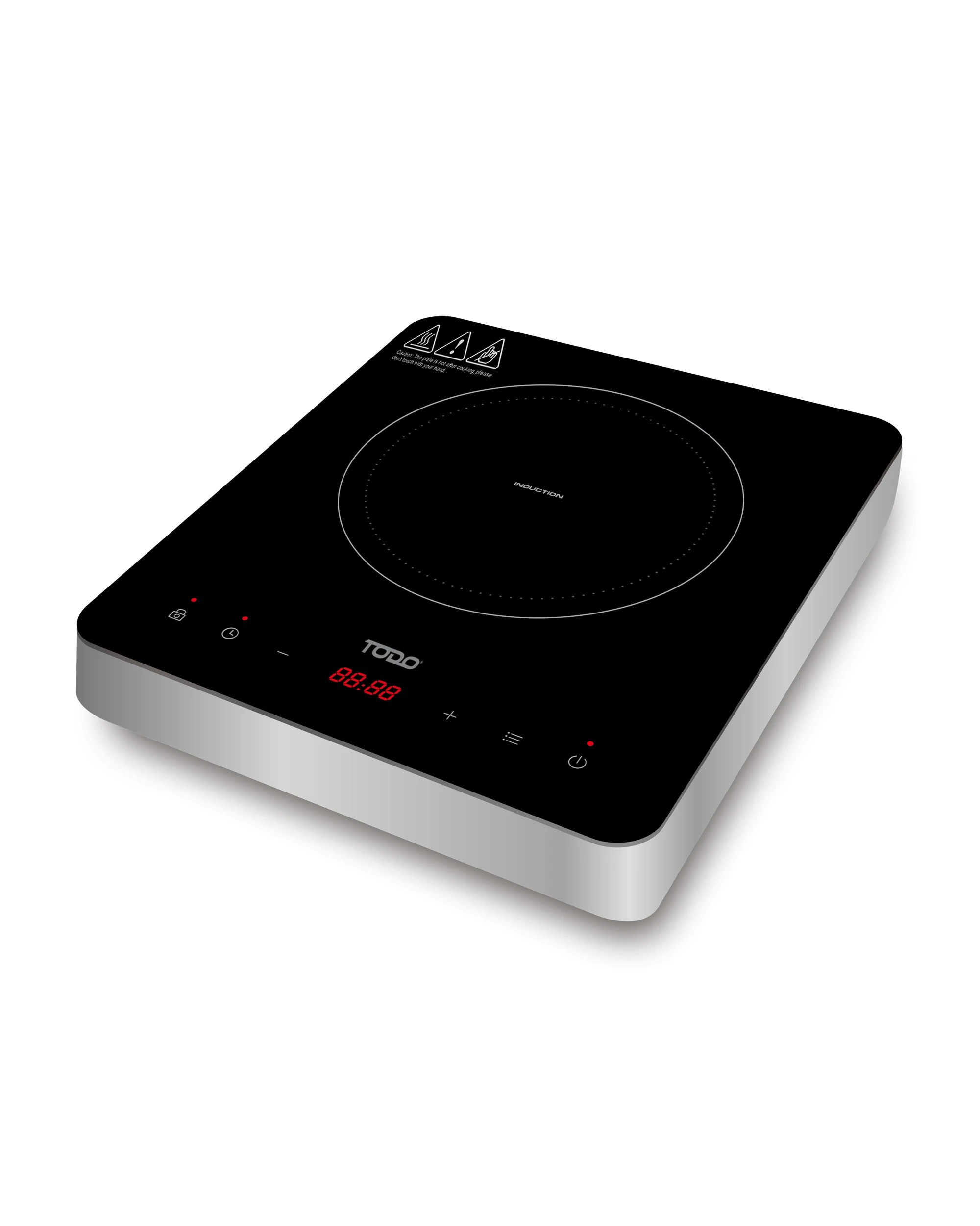 1 TODO 2000W Induction Electric Cooktop Hotplate Tempered Crystal Glass Touch Control, 1 of 3