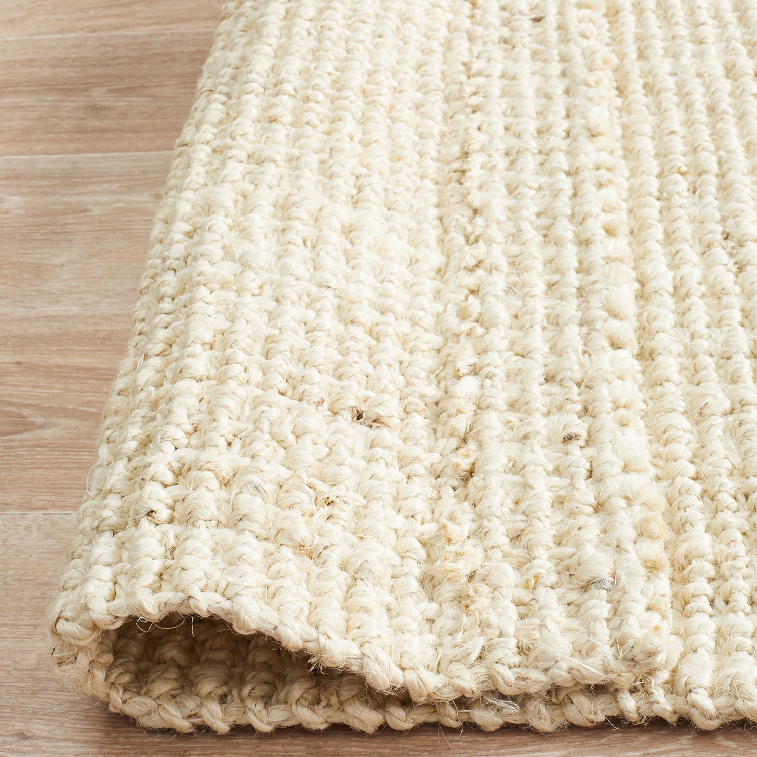 6 Common Ground Rugs Solace Barker 400x80cm - Large Runner Handwoven Jute Rug - Natural, 6 of 7