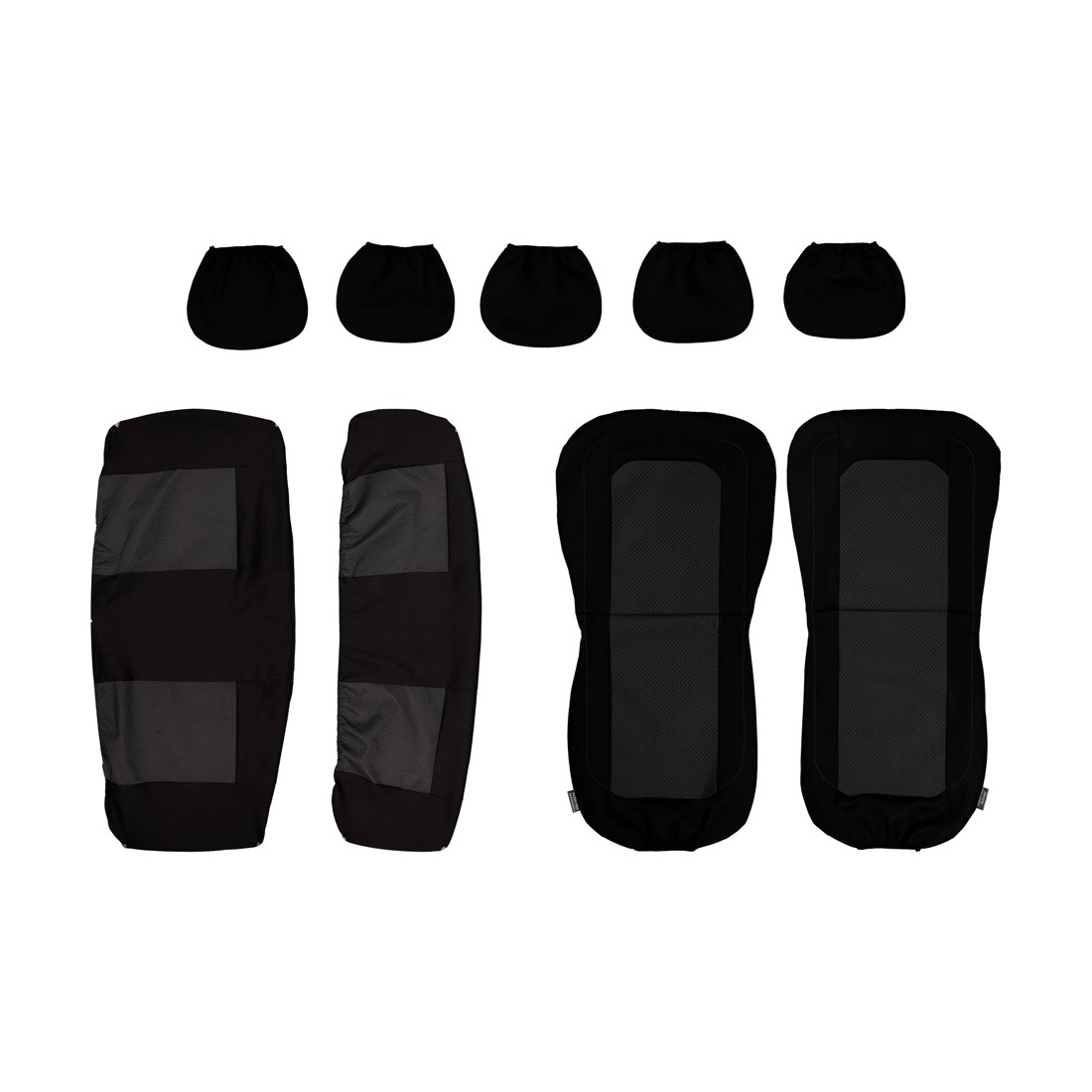 1 3 Pack Jacquard Seat Covers - Black, 1 of 9