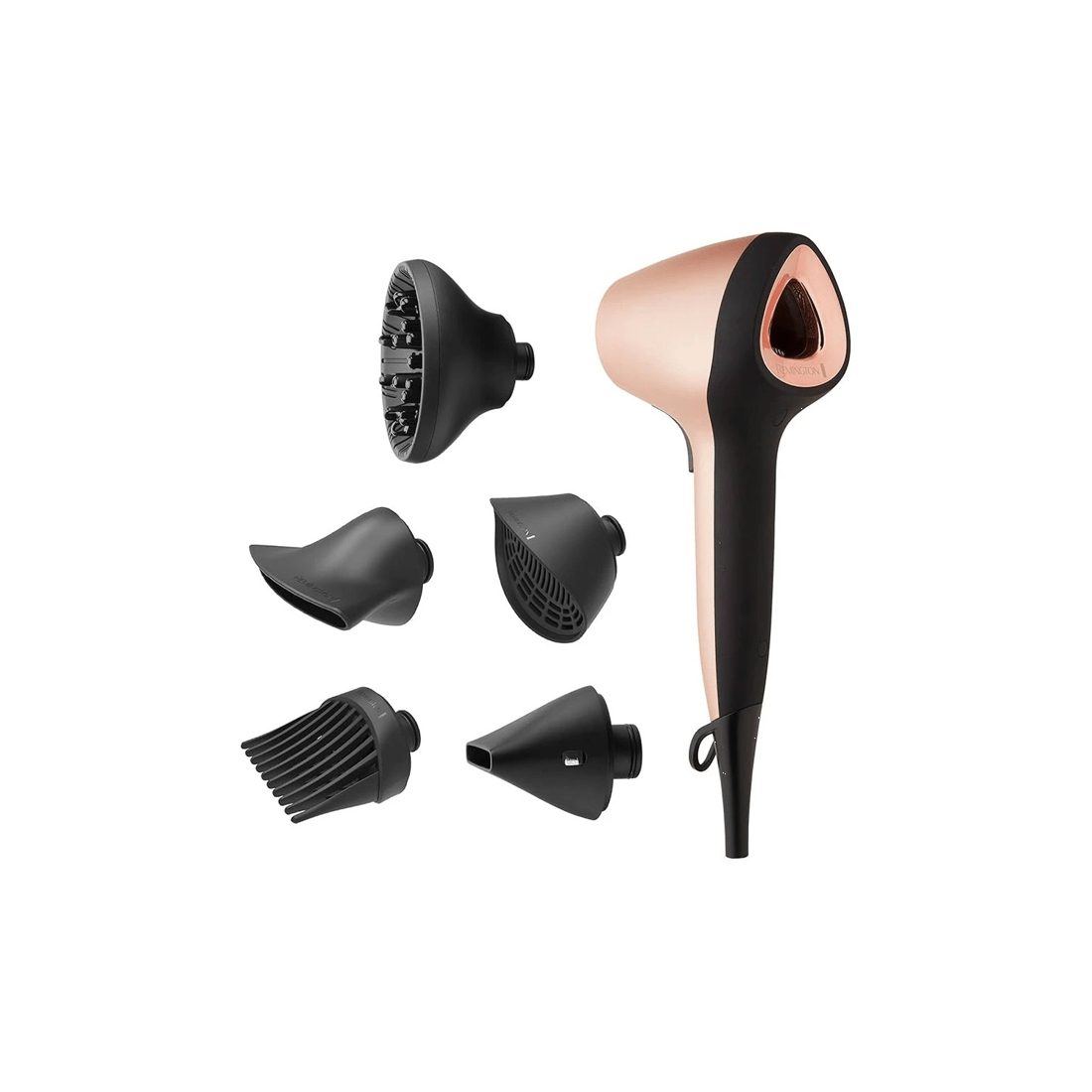 2 Remington Air 3 D  Plus Hair Dryer With 5 Attachments 1800  Watt, 2 of 2