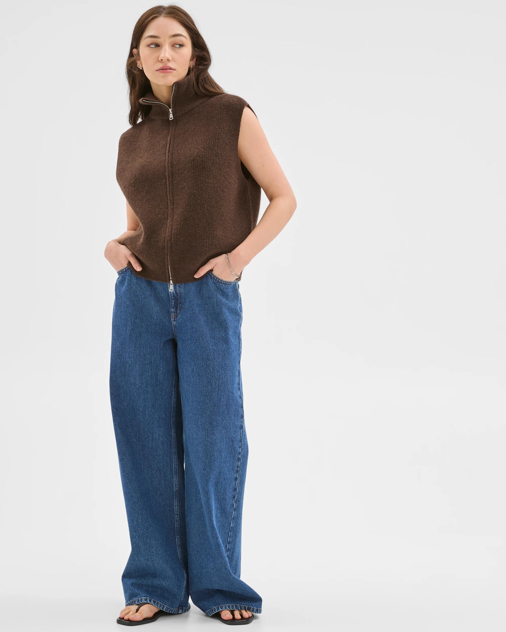 2 Lily Loves High Neck Vest BARK, 2 of 7