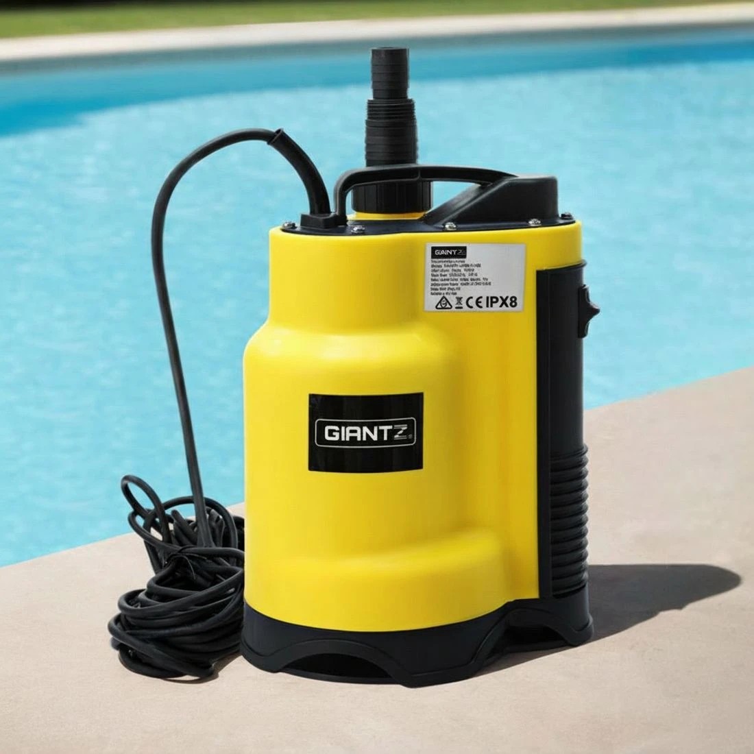 4 Giantz Garden Water Submersible Pump 400W Dirty Bore Sewerage Tank Well Steel - Yellow, 4 of 4