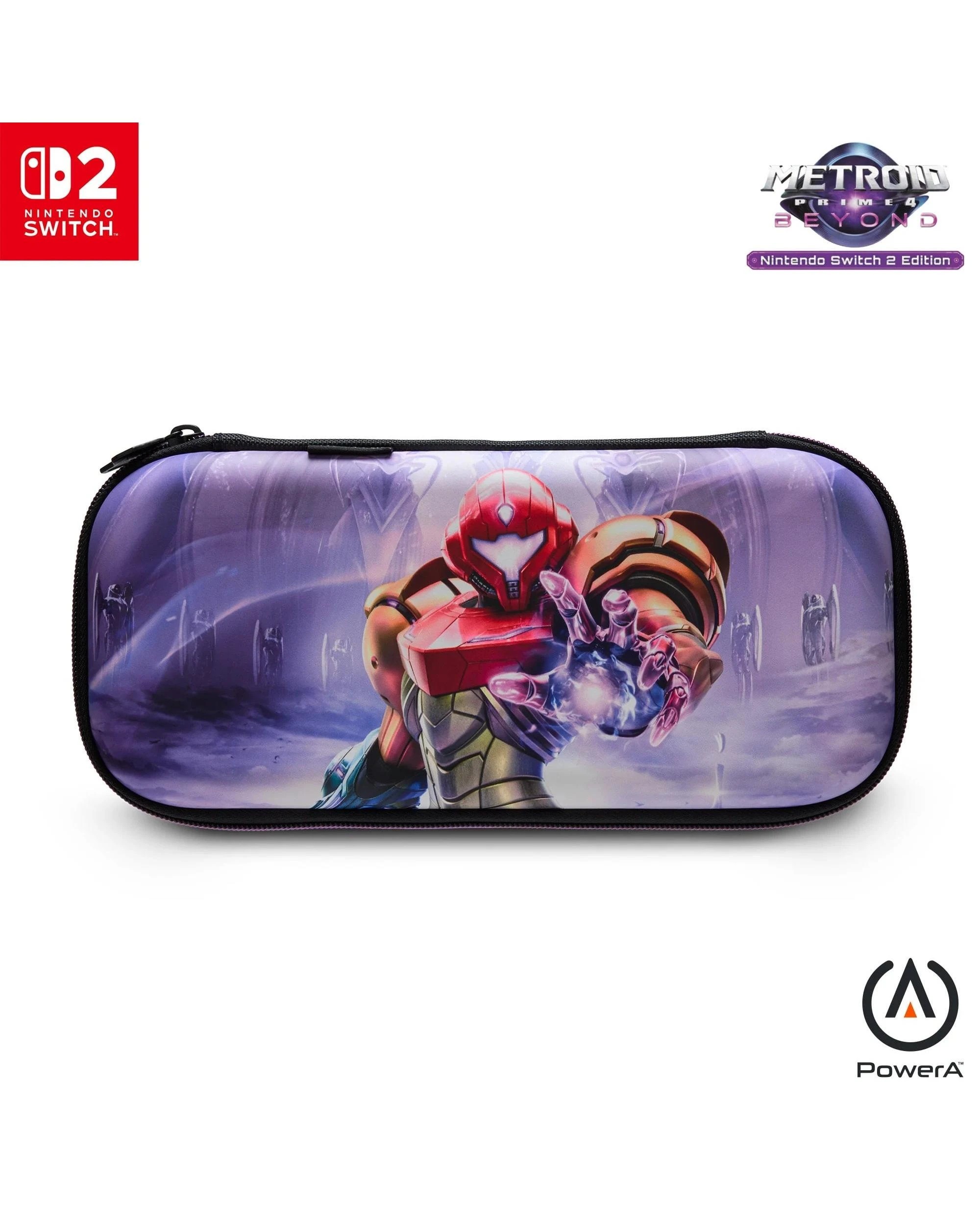 2 PowerA Slim Case for Switch 2 - Metroid Prime 4 Beyond - Purple, 2 of 10