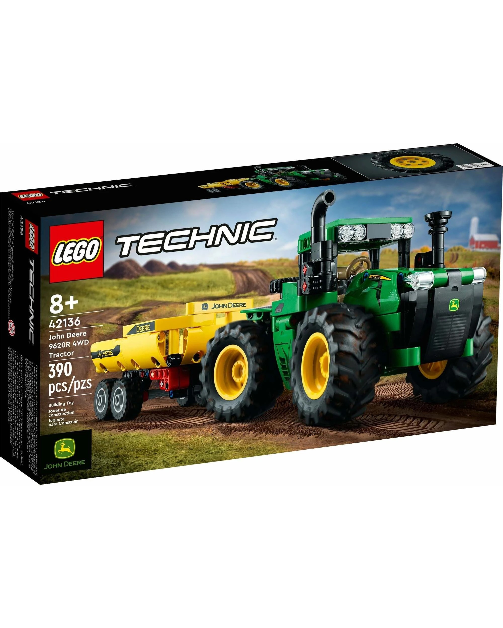 1 LEGO Technic Series 42136 John Deere 9620R 4WD Tractor, 1 of 5