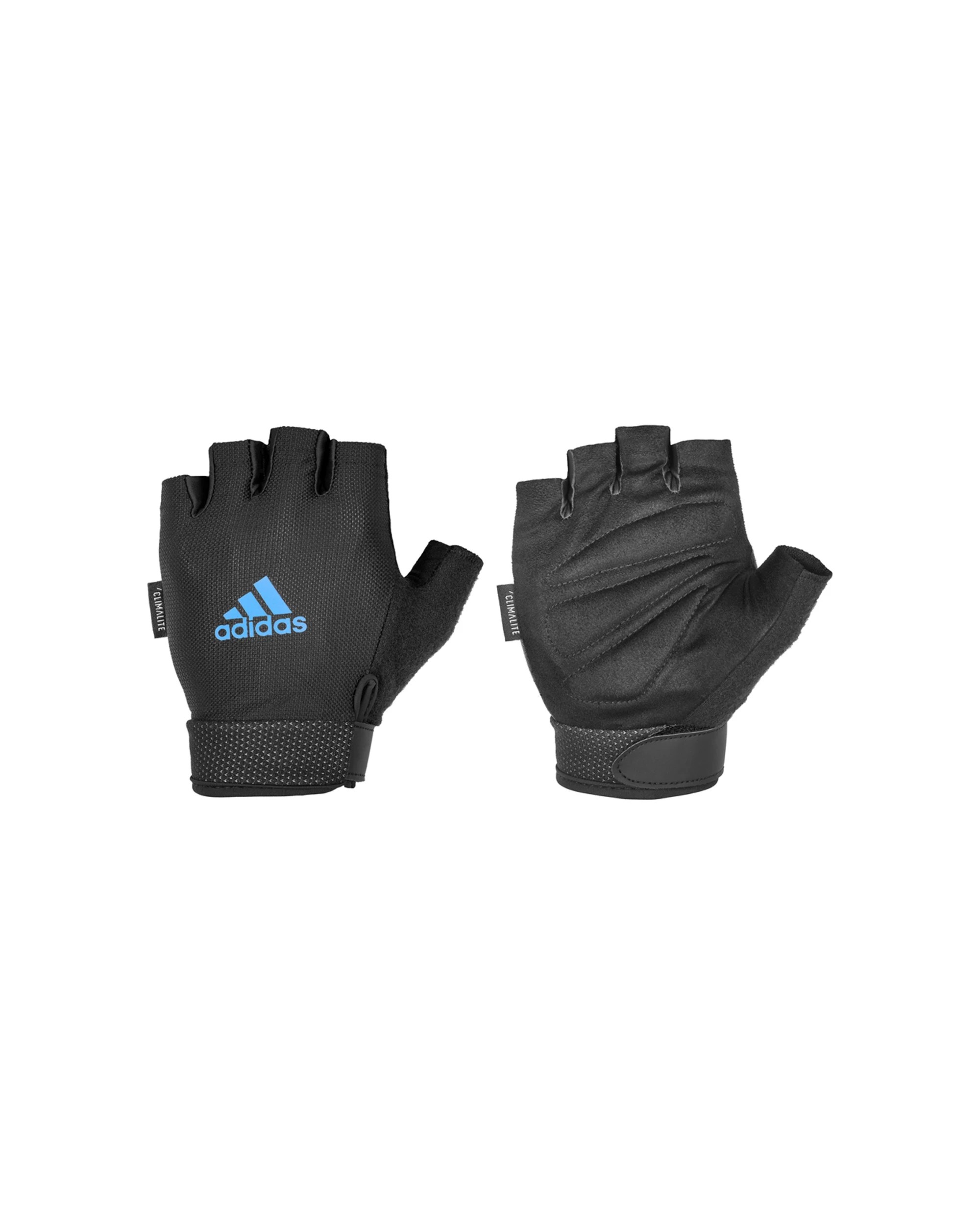 1 Adidas Essential Adjustable Gloves Medium Unisex Climalite Padded Palm - Multi, 1 of 10