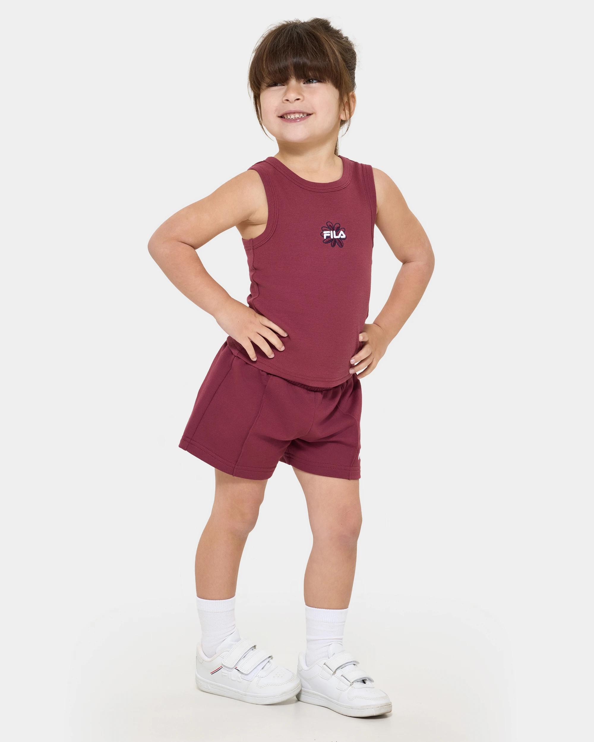6 Aria Ribbed Tank - Fila BURGUNDY, 6 of 6