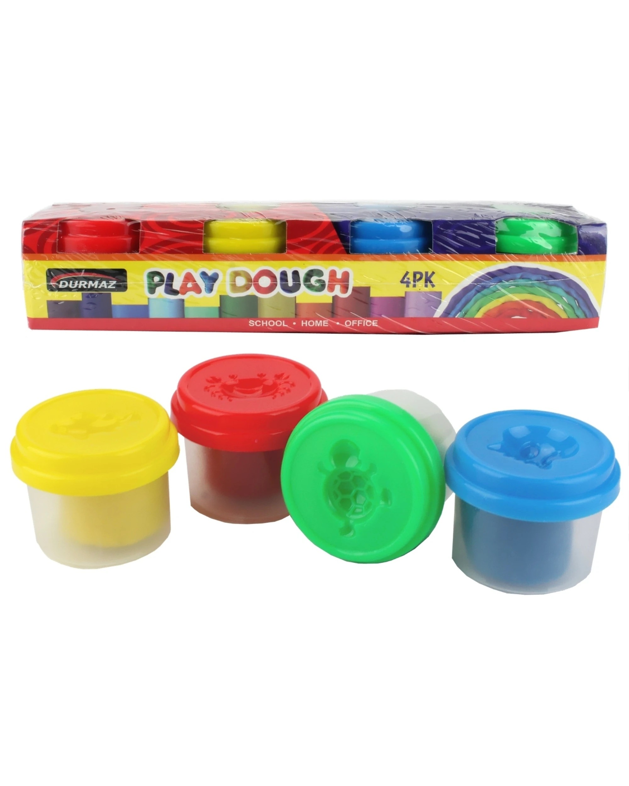 1 Durmaz Coloured Play Dough Pack of 4, 1 of 1