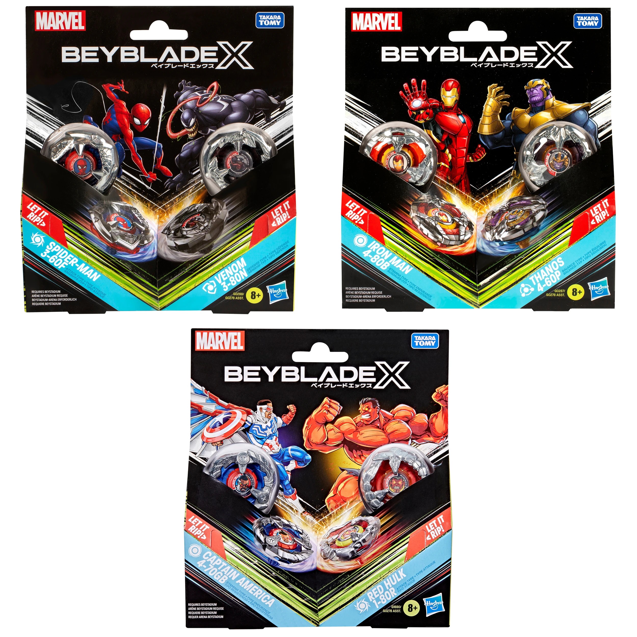 1 Marvel Beyblade X Multipack - Assorted, 1 of 5