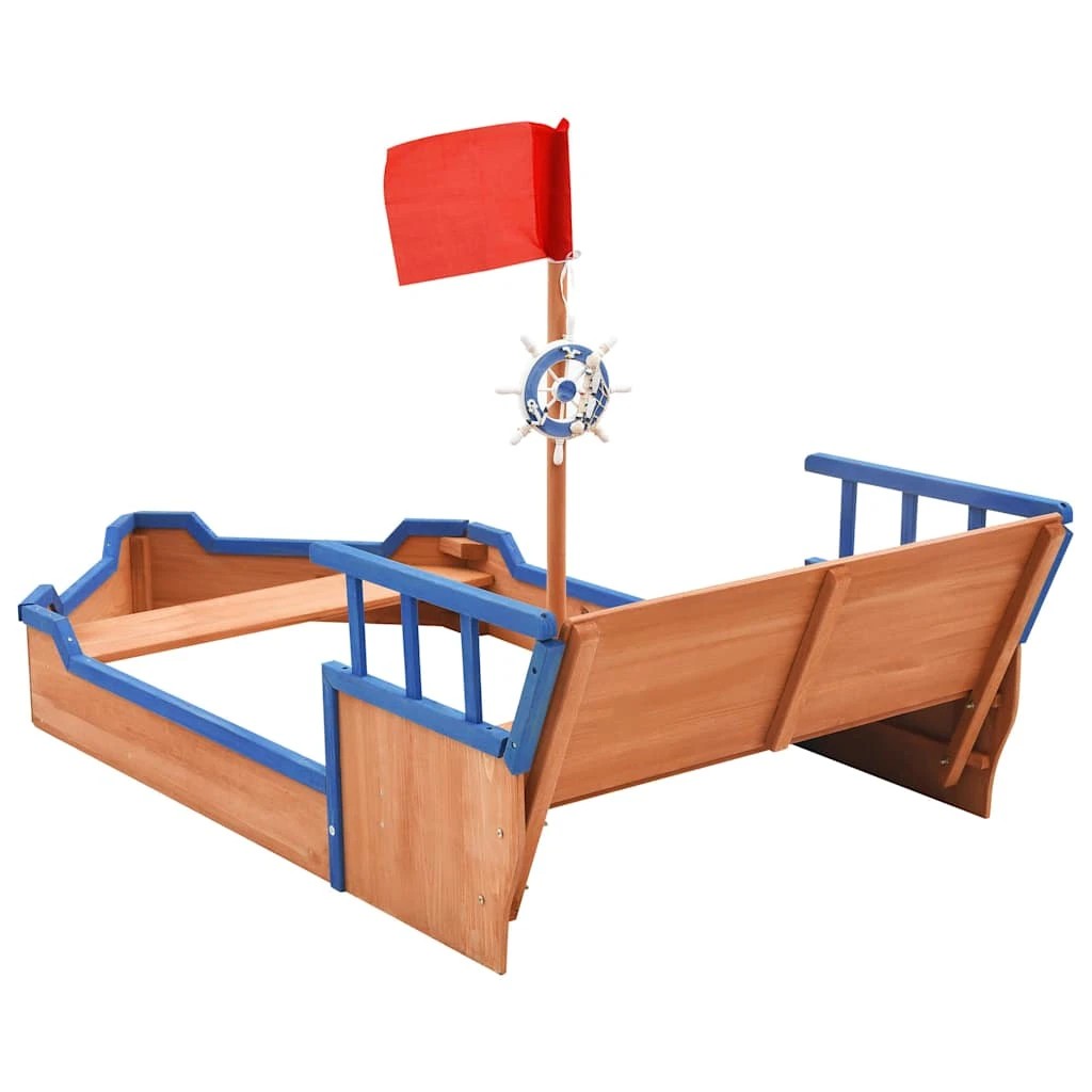 5 Vidaxl Sandbox Wooden Sandbox - Multi, 5 of 9