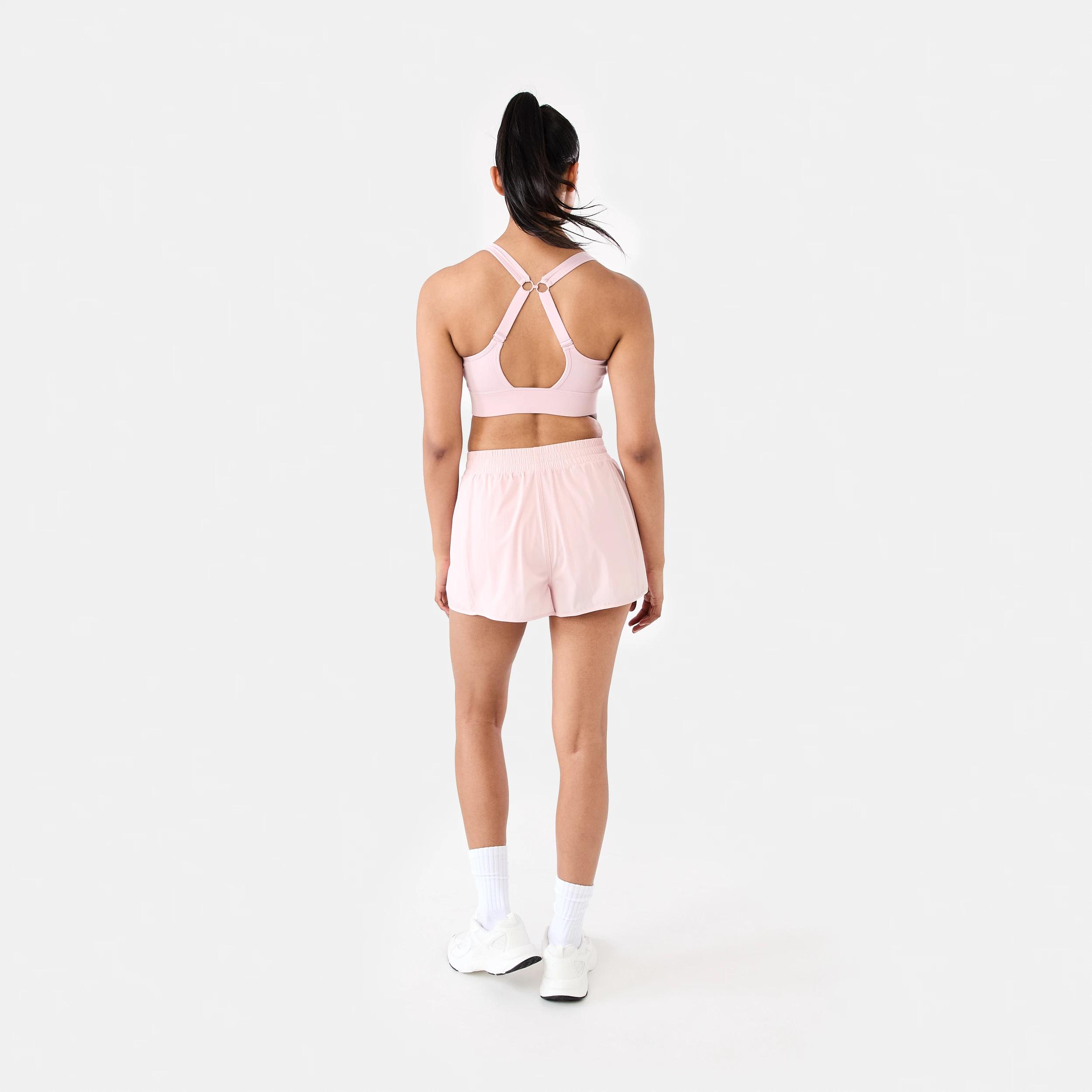 4 Active Womens Performance Crop Top AURA PINK, 4 of 10
