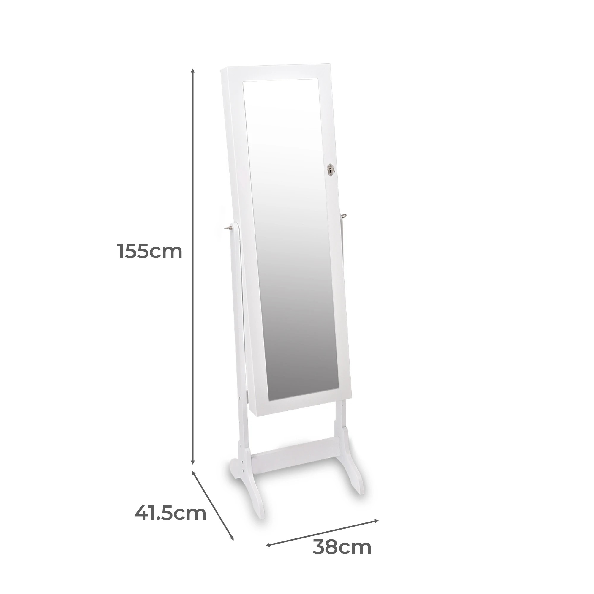 3 Levede Mirror Jewellery Cabinet, 3 of 5