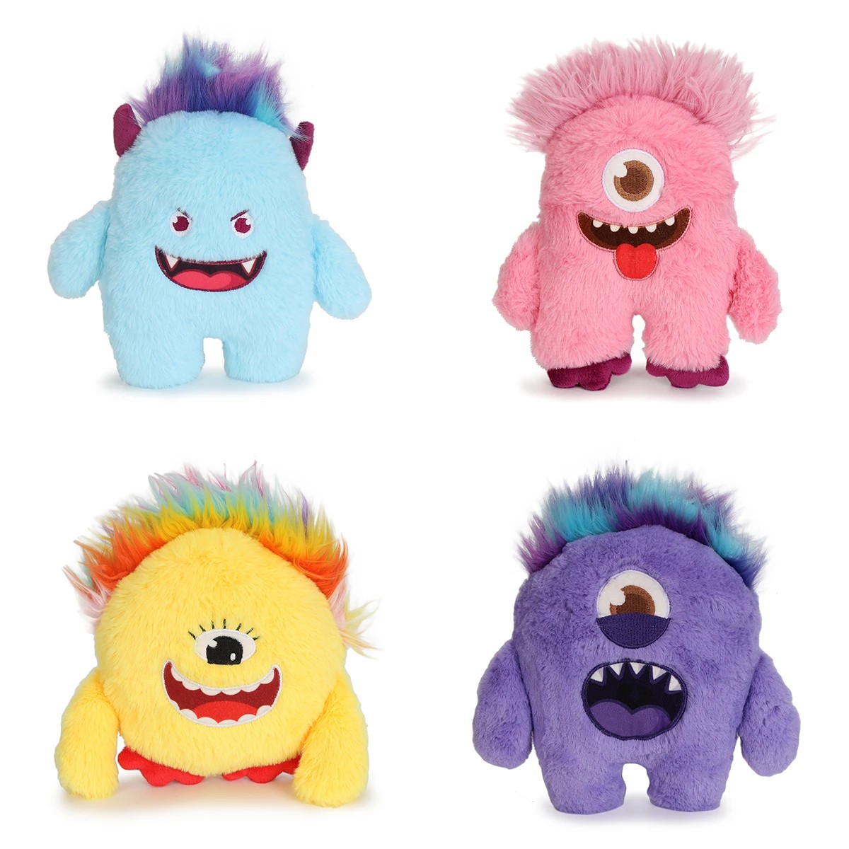 1 Pet Toy Plush Fluff Head Monster - Assorted, 1 of 10