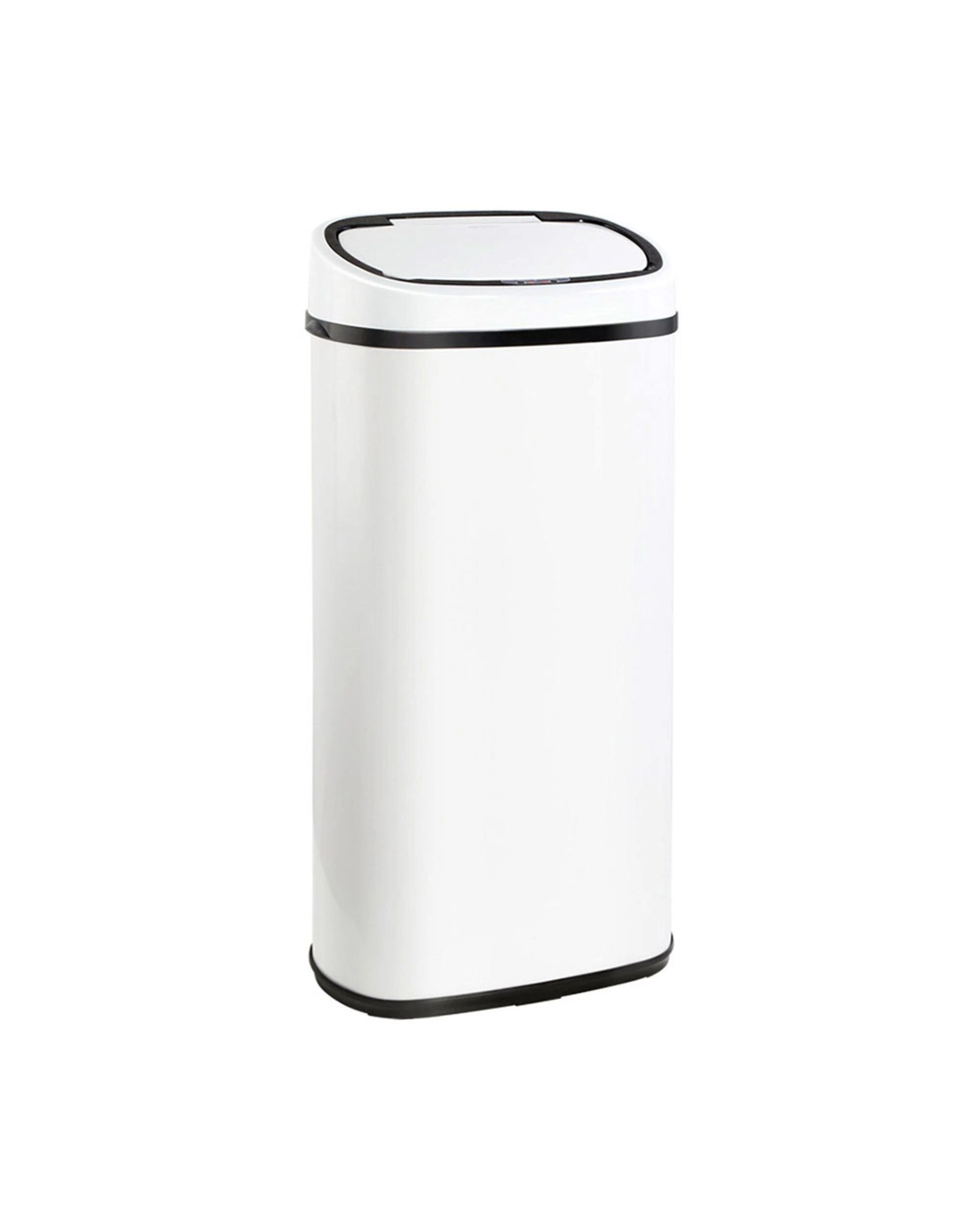 1 Devanti 68L Motion Sensor Bin Rubbish Automatic - White, 1 of 8